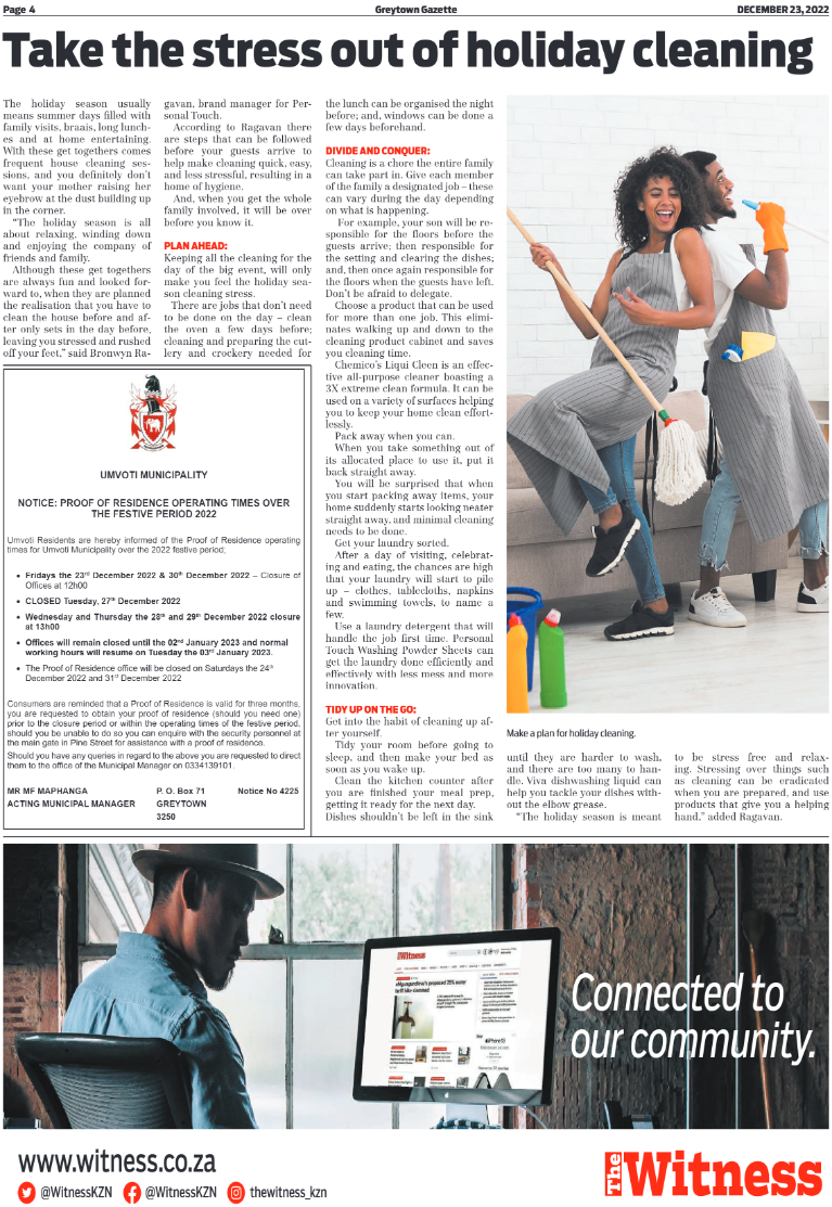 Greytown Gazette 231222 page 4