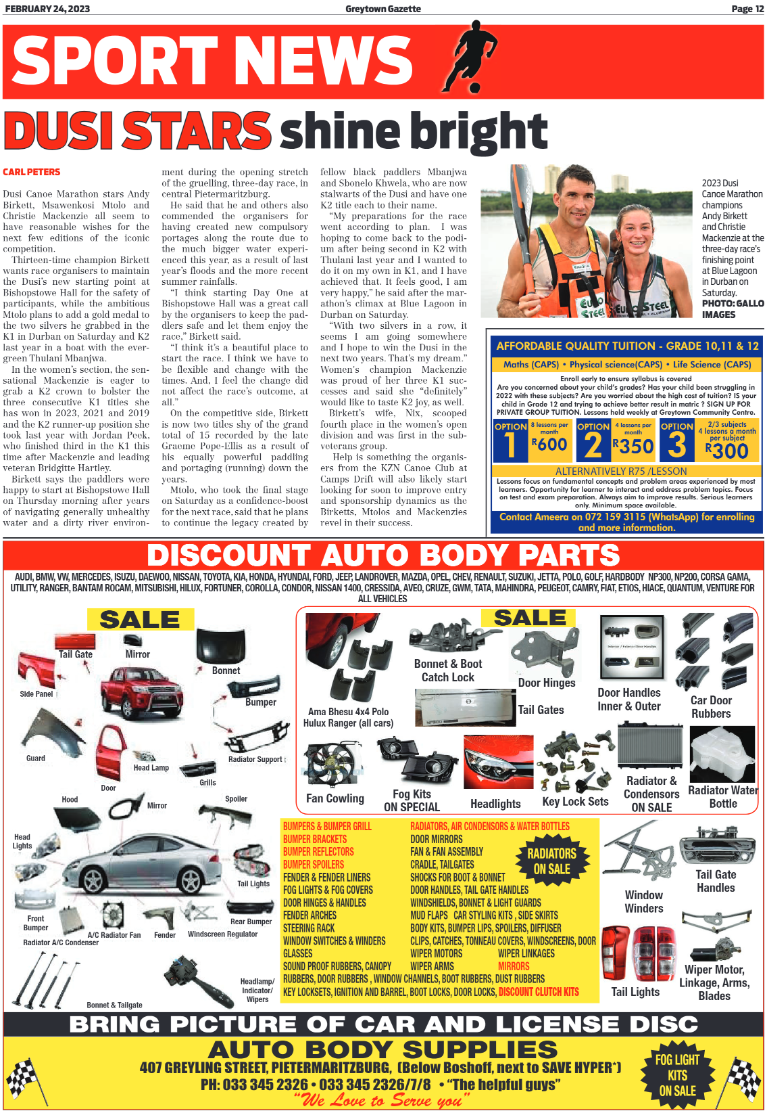 Greytown Gazette 240223 page 12