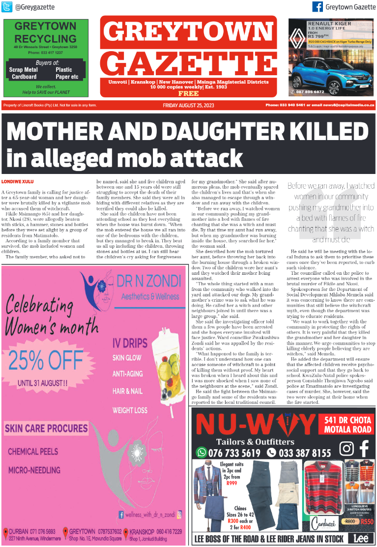 Greytown Gazette 250823 page 3