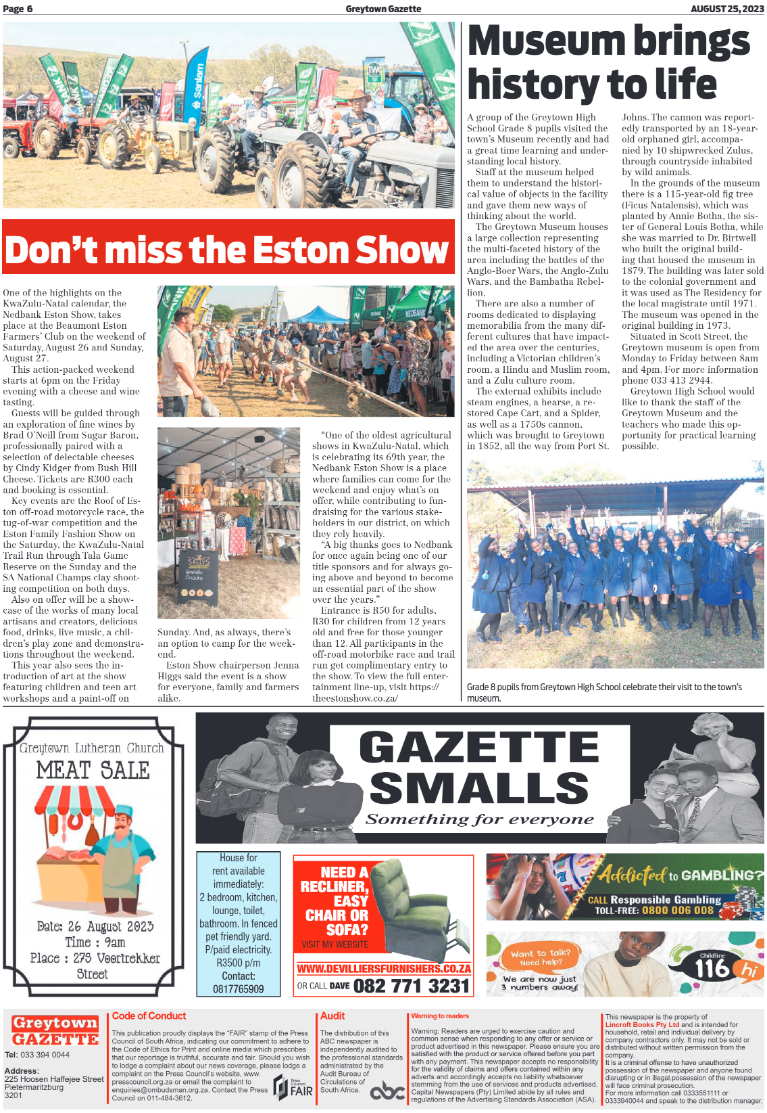Greytown Gazette 250823 page 8