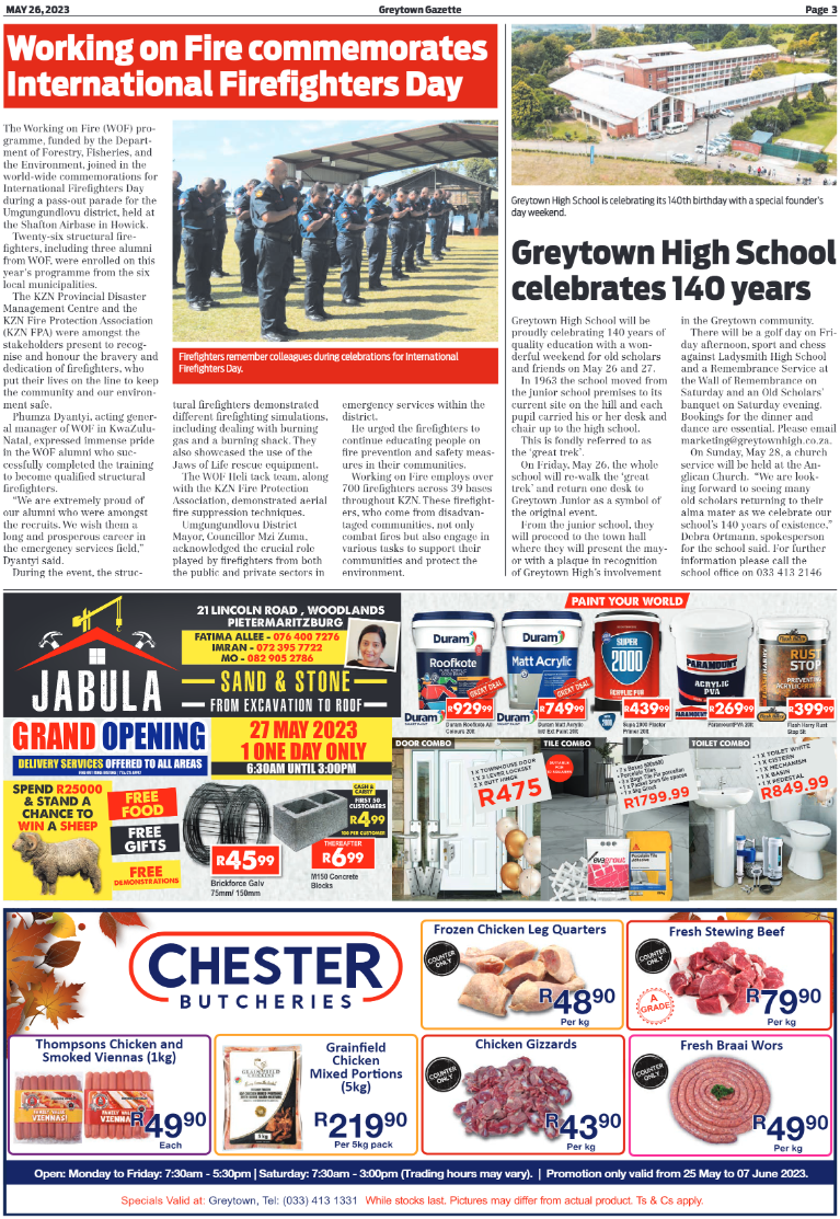 Greytown Gazette 260523 page 3