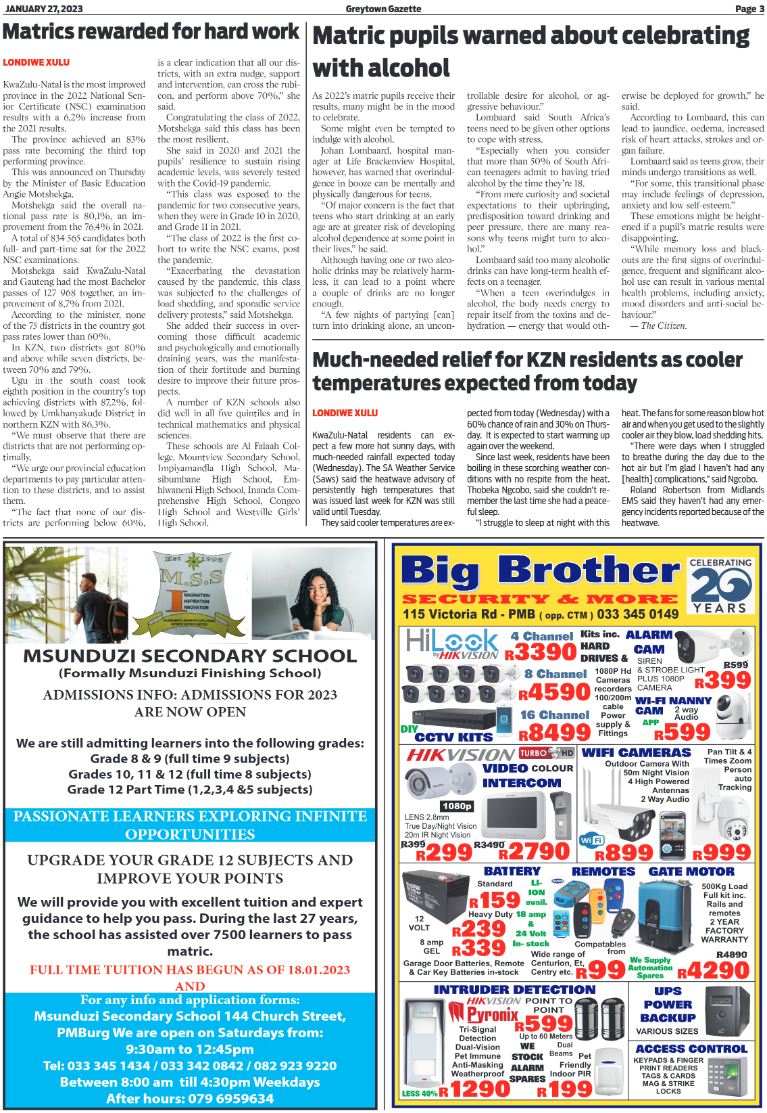 Greytown Gazette 270123 page 3