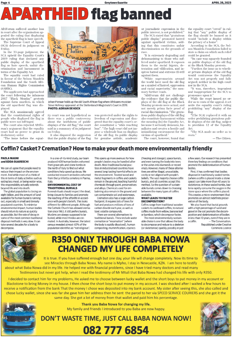 Greytown Gazette 280423 page 4