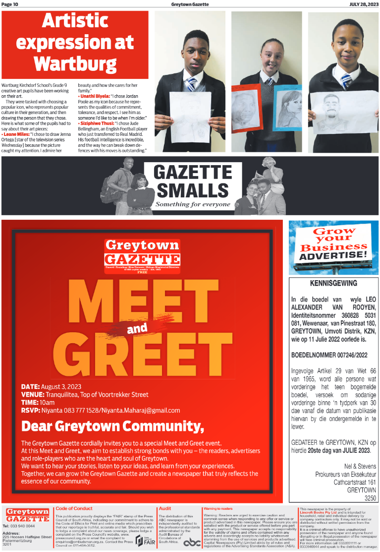 Greytown Gazette 280723 page 9