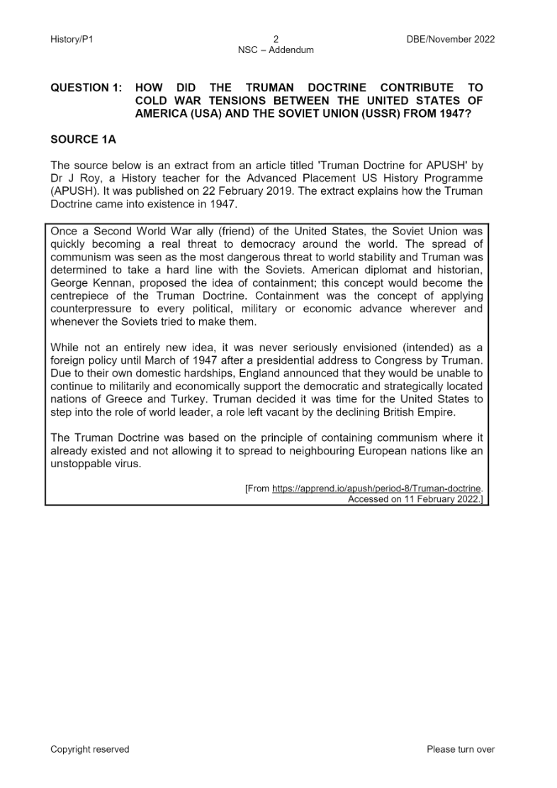 History Paper 1 page 11