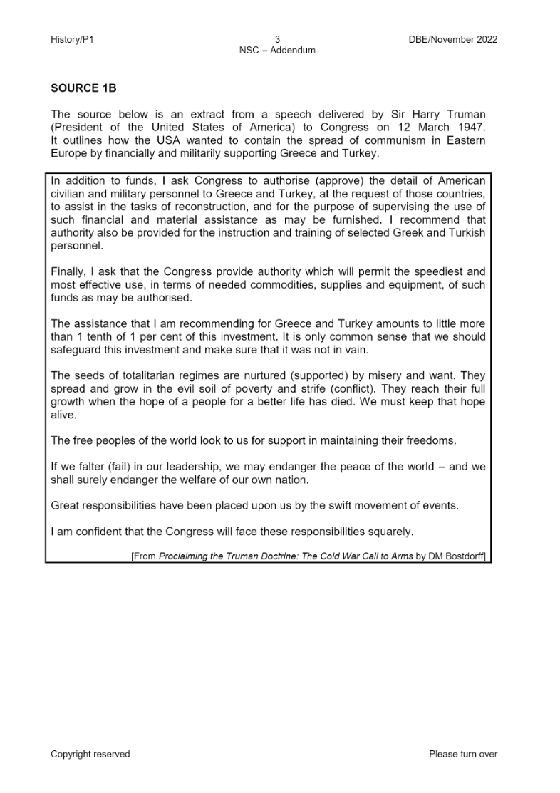 History Paper 1 page 12