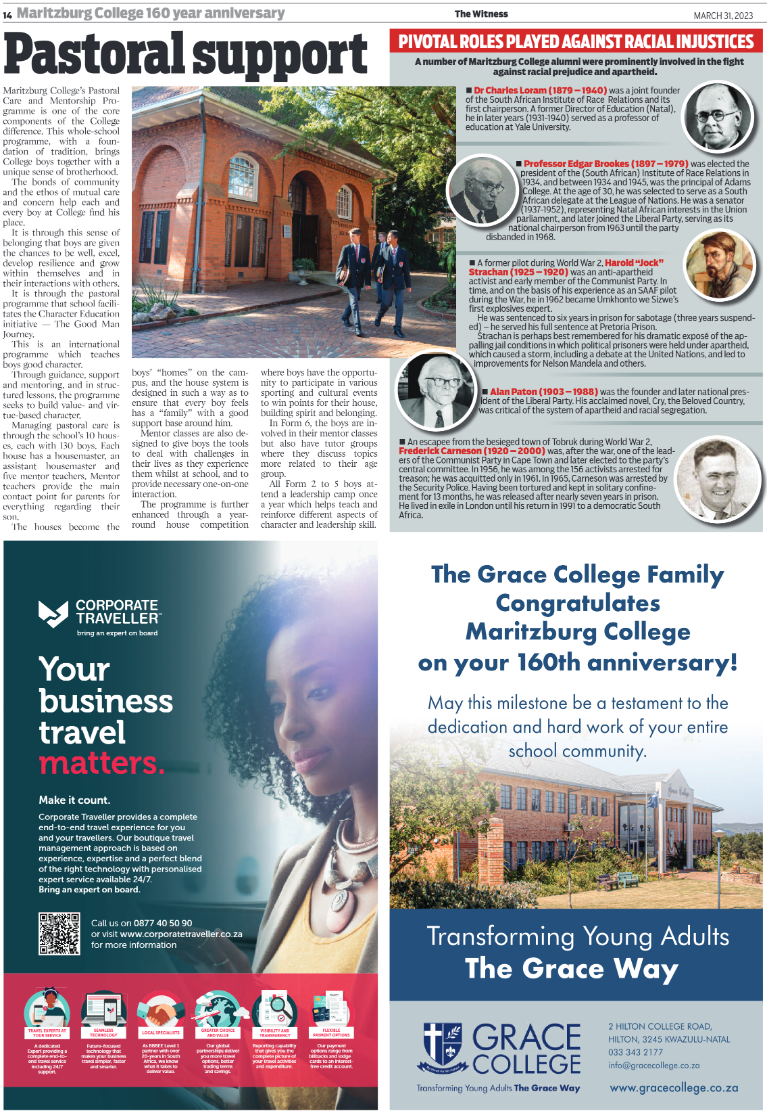 Maritzburg College Supplement 2023 page 14