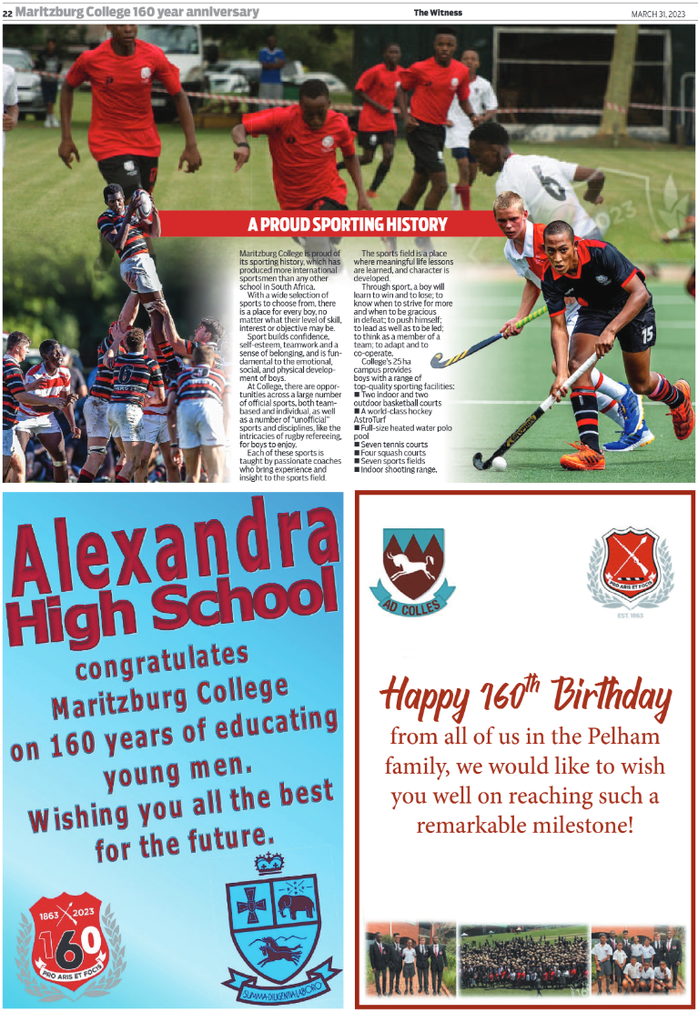 Maritzburg College Supplement 2023 page 22