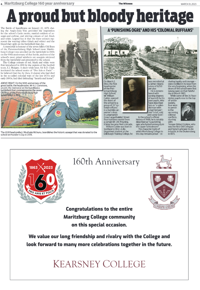 Maritzburg College Supplement 2023 page 4