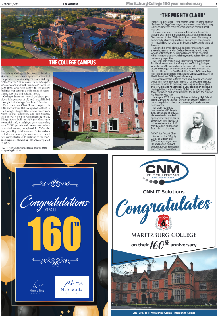 Maritzburg College Supplement 2023 page 5