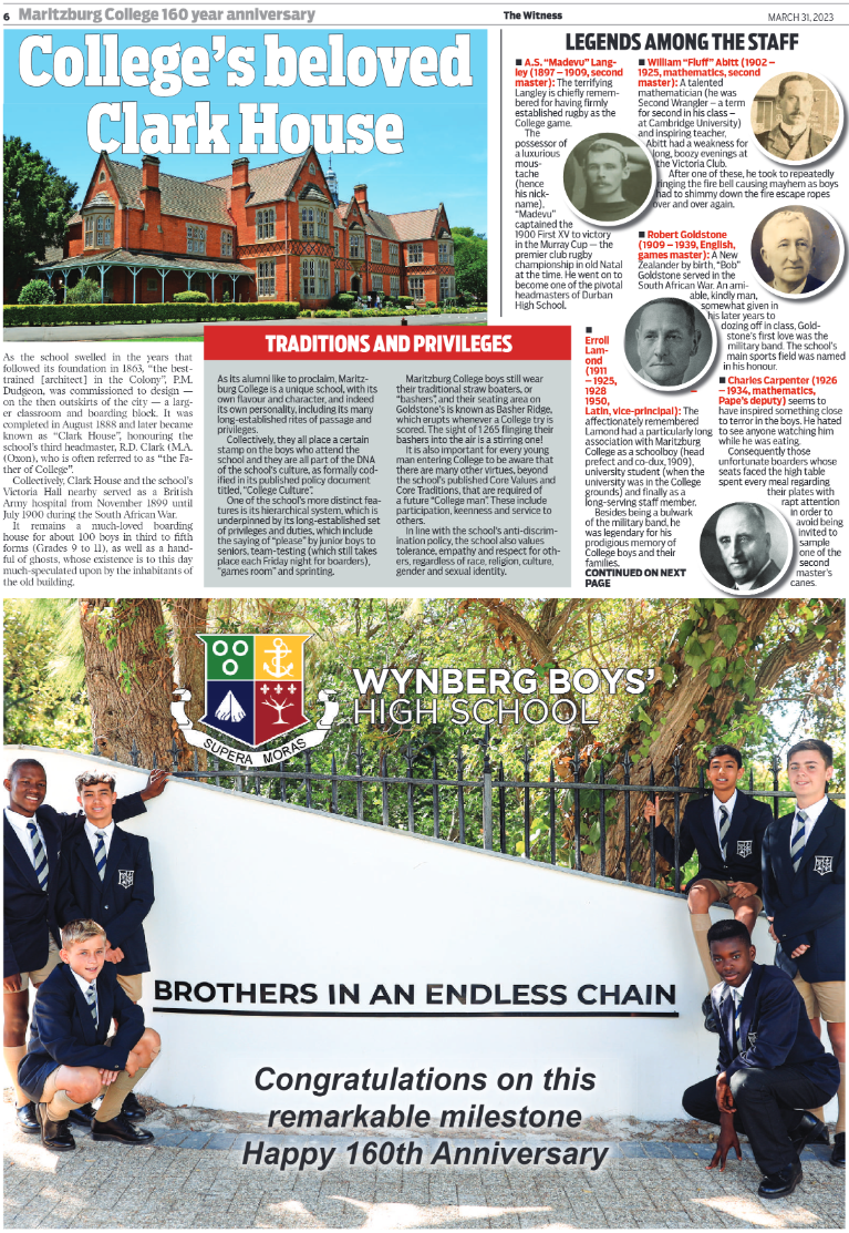 Maritzburg College Supplement 2023 page 6