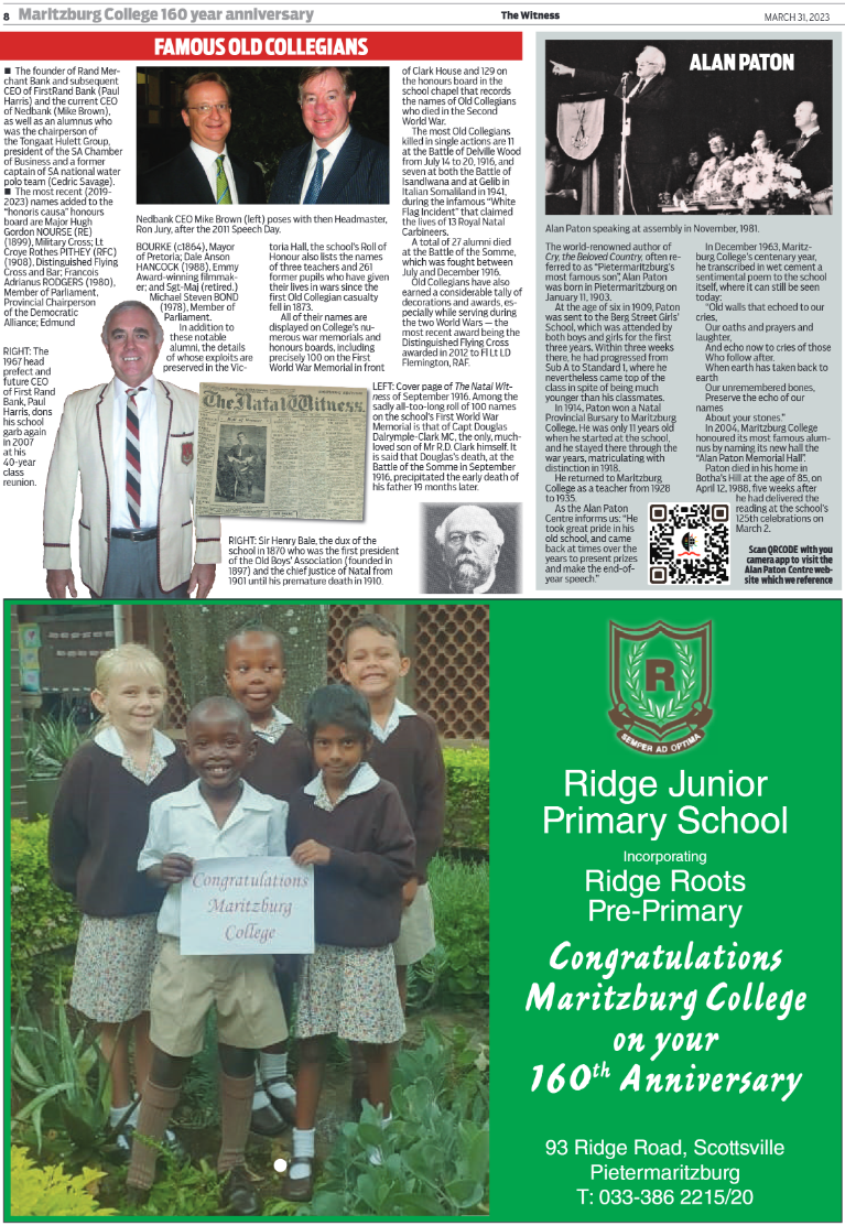 Maritzburg College Supplement 2023 page 8