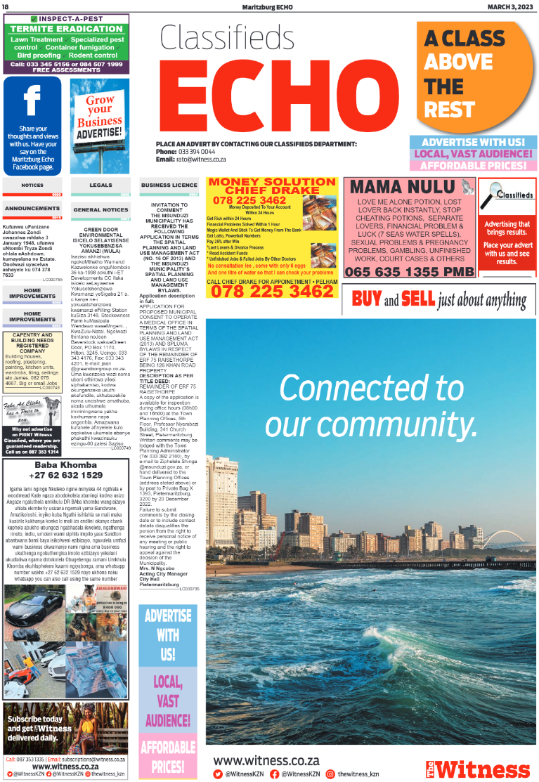 Maritzburg Echo 030323 page 20