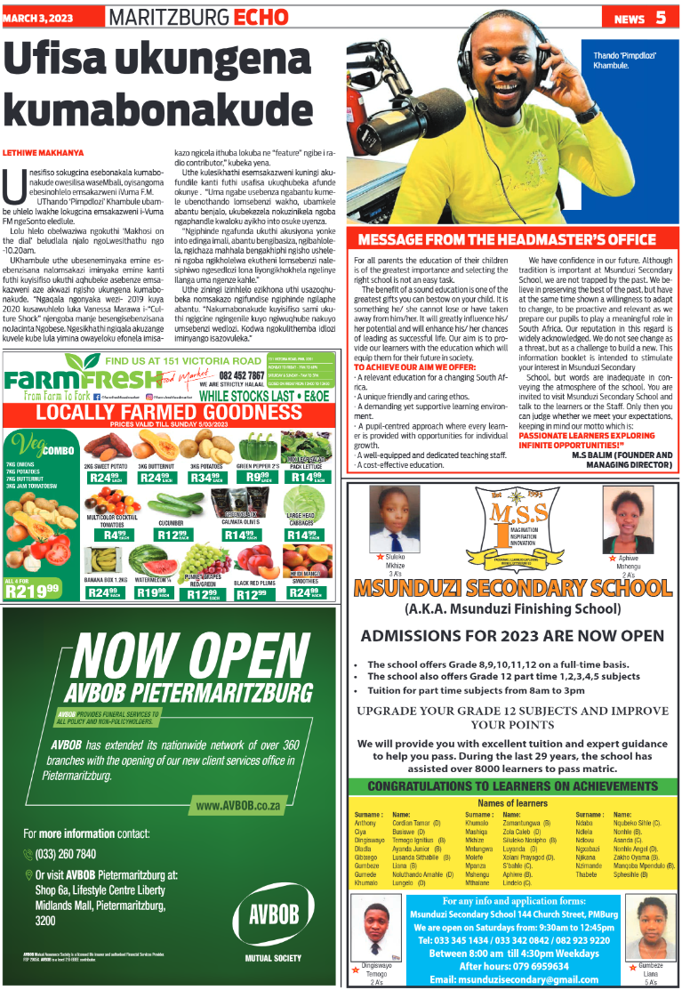 Maritzburg Echo 030323 page 7