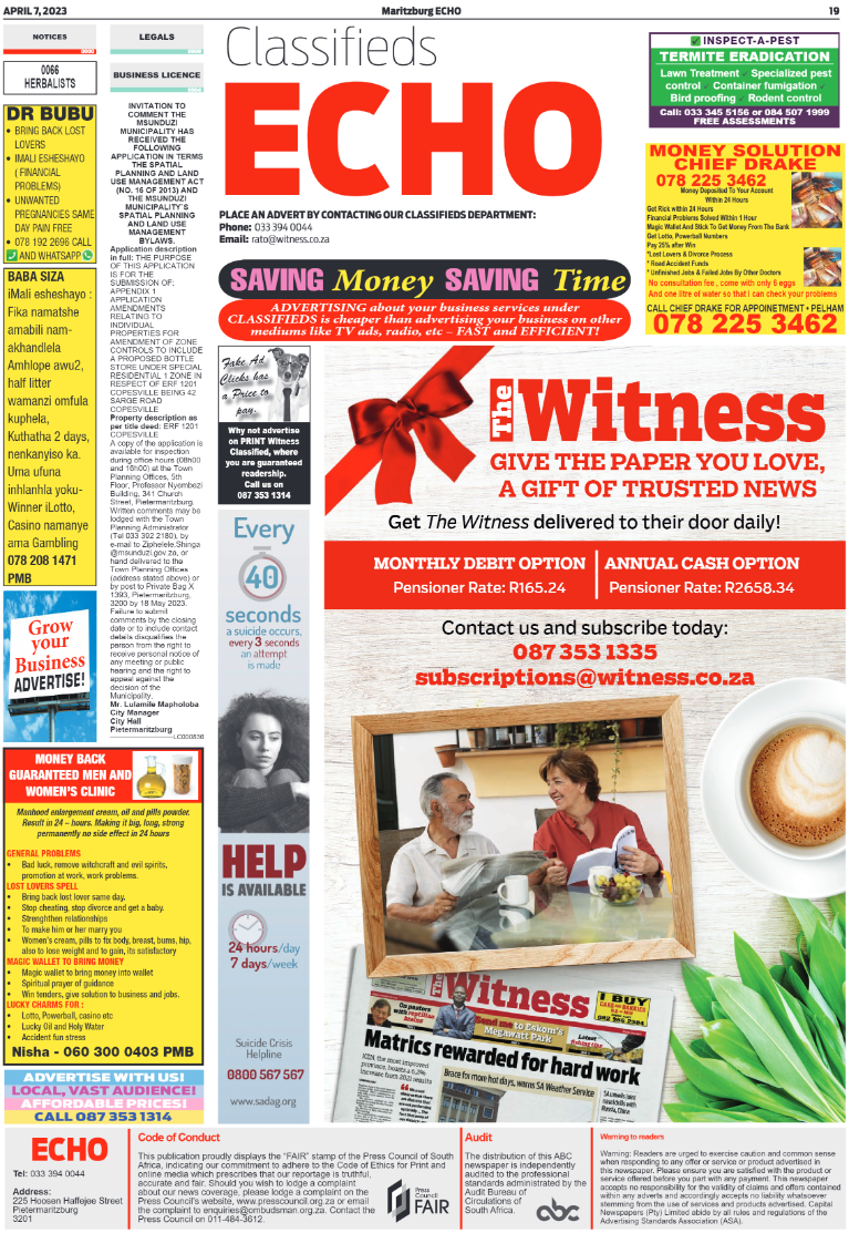 Maritzburg Echo 070423 page 21