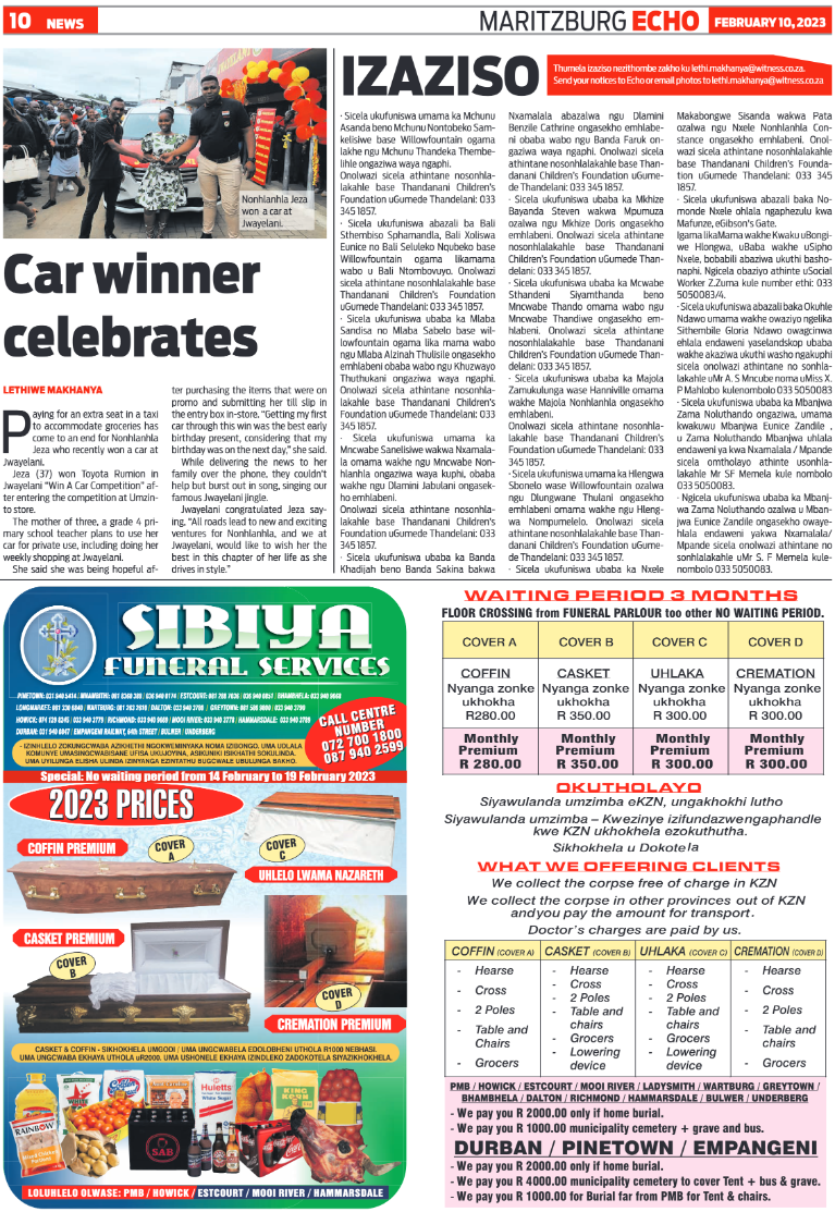 Maritzburg Echo 100223 page 10
