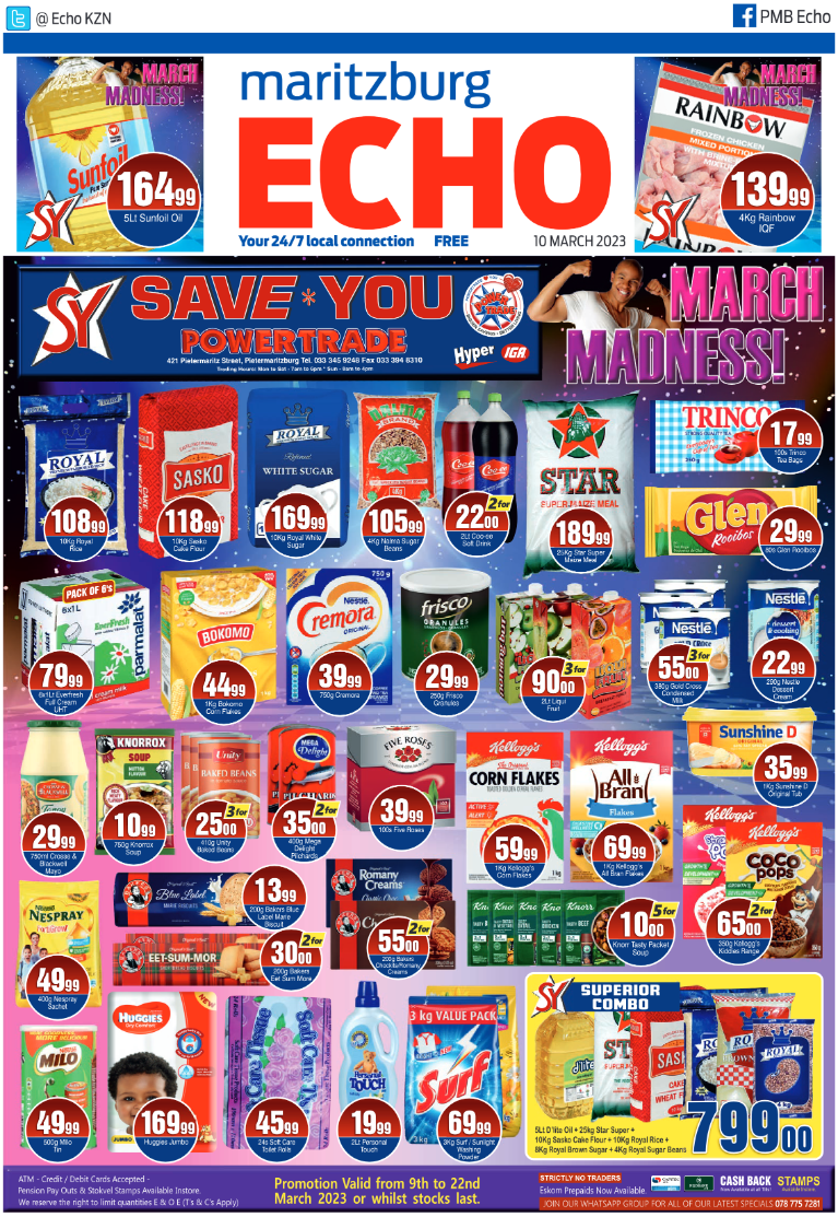Maritzburg Echo 100323 page 1
