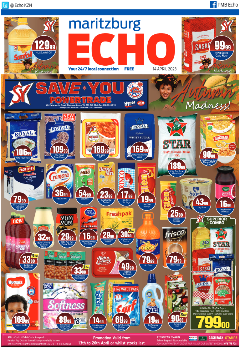 Maritzburg Echo 140423 page 1