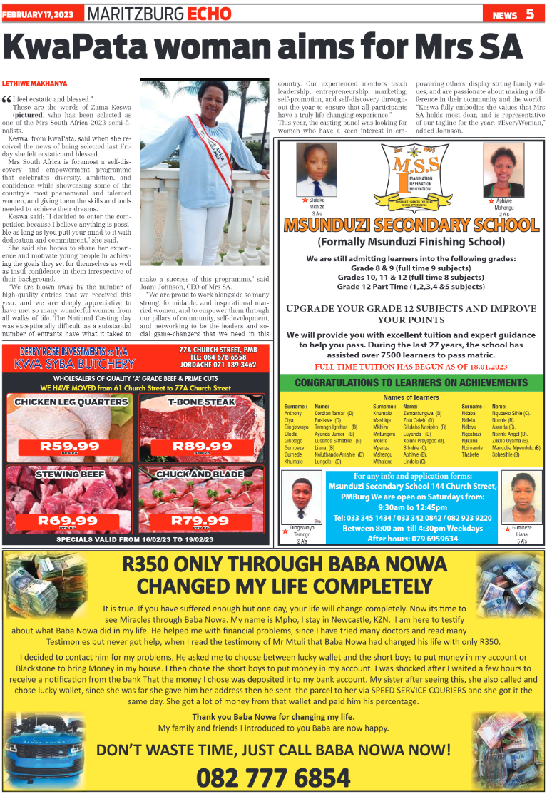 Maritzburg Echo 170223 page 7