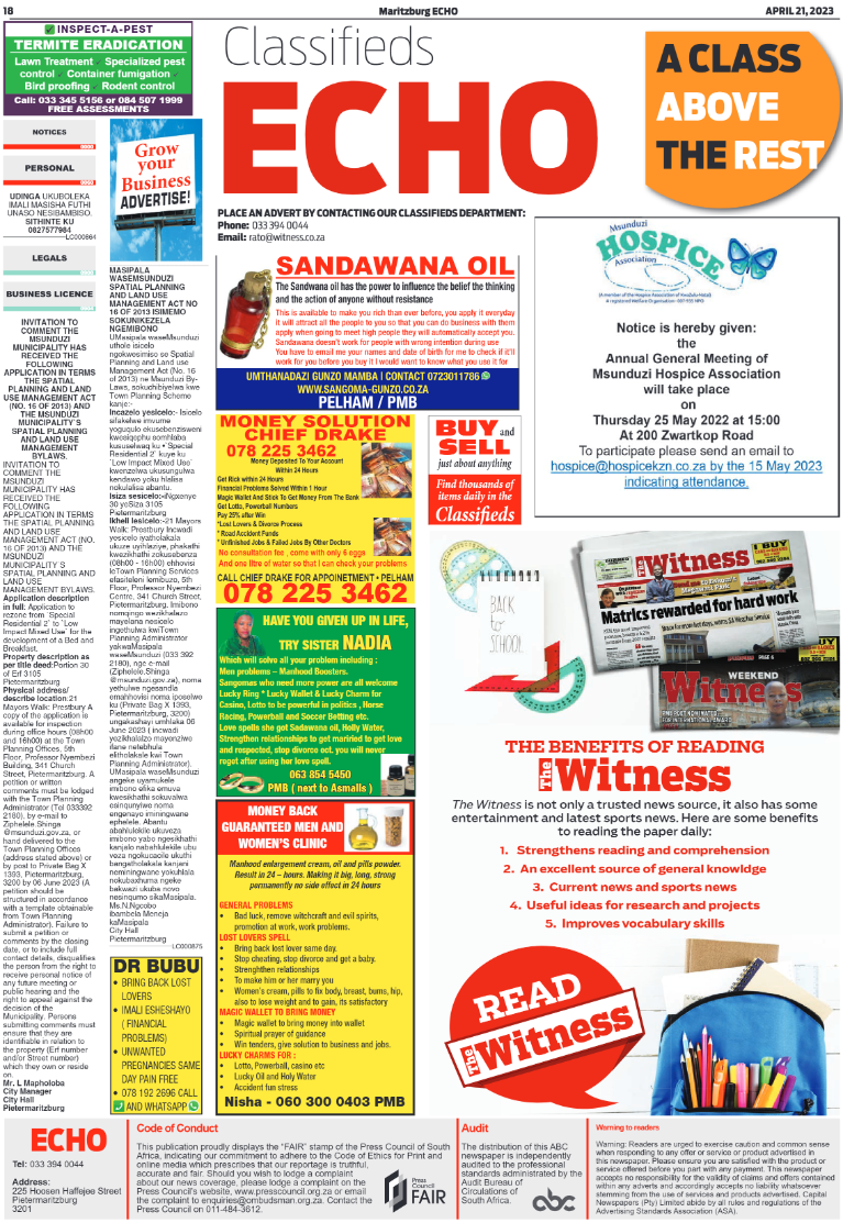 Maritzburg Echo 210423 page 20