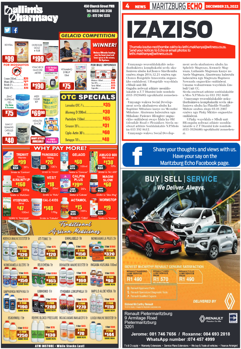 Maritzburg Echo 231222 page 4