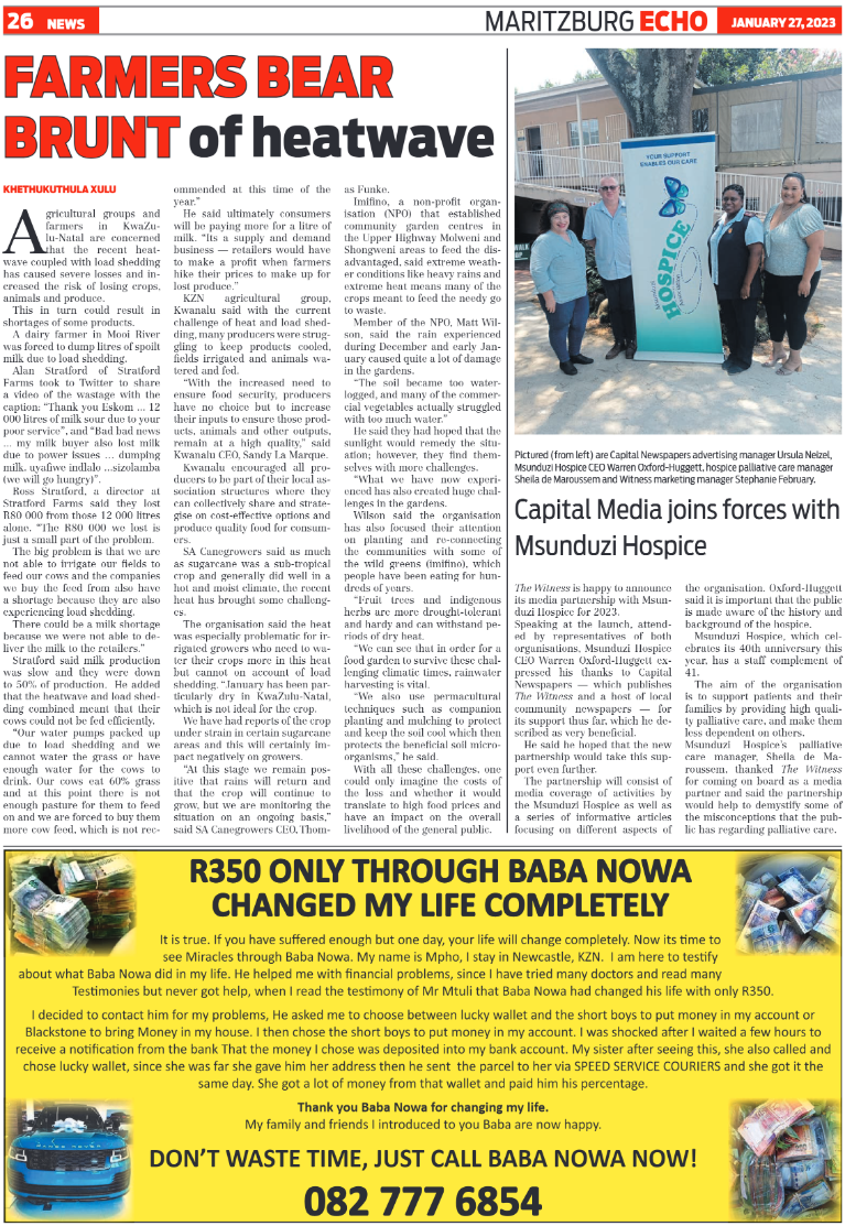 Maritzburg Echo 270123 page 26