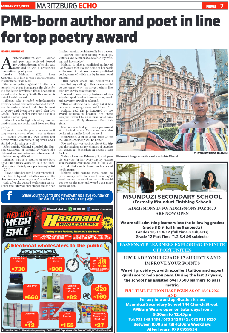 Maritzburg Echo 270123 page 7