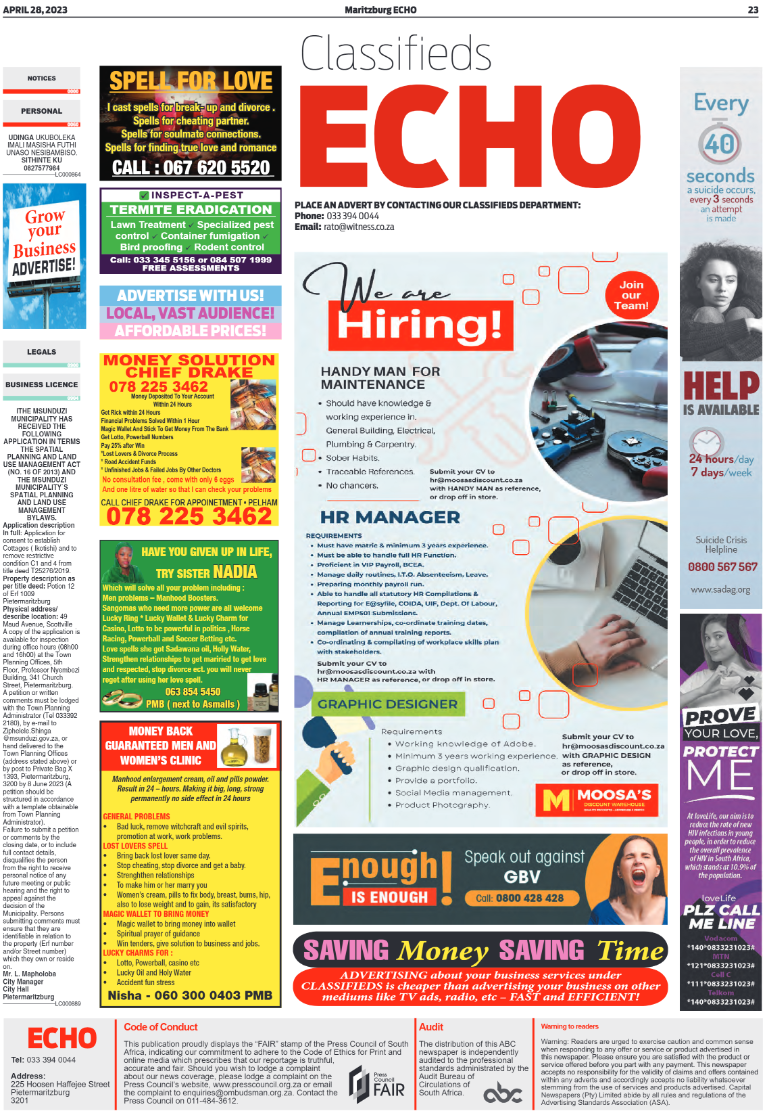 Maritzburg Echo 280423 page 25