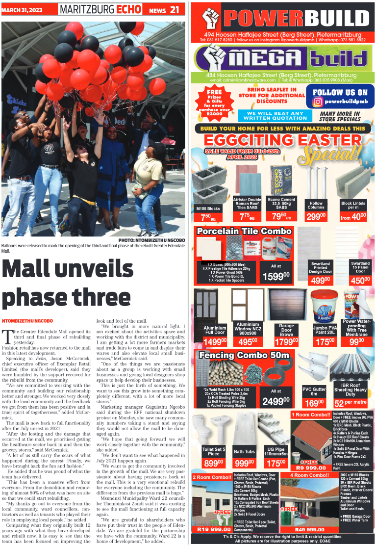 Maritzburg Echo 31.03.23 page 23