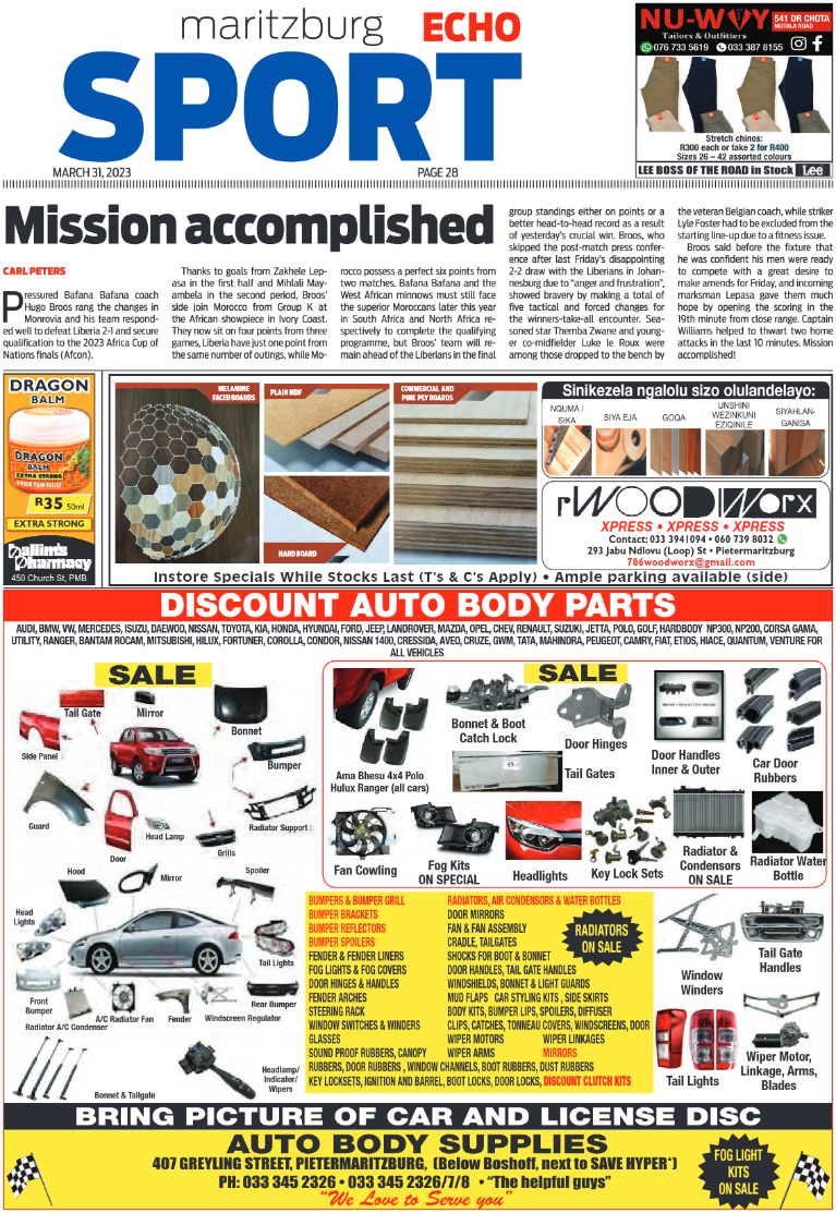 Maritzburg Echo 31.03.23 page 30