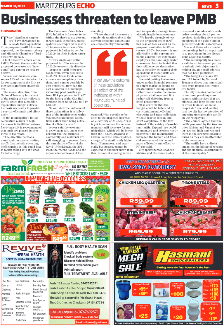 Maritzburg Echo 31.03.23 page 5