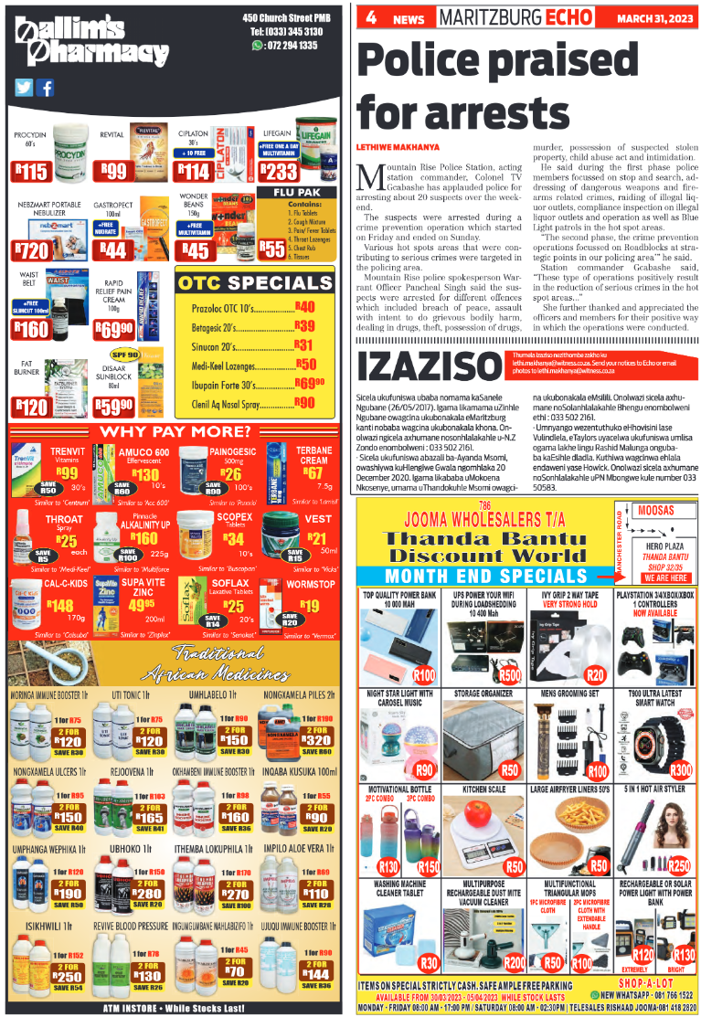 Maritzburg Echo 31.03.23 page 6