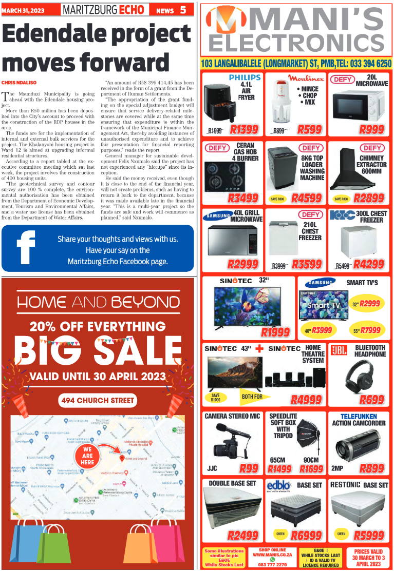 Maritzburg Echo 31.03.23 page 7