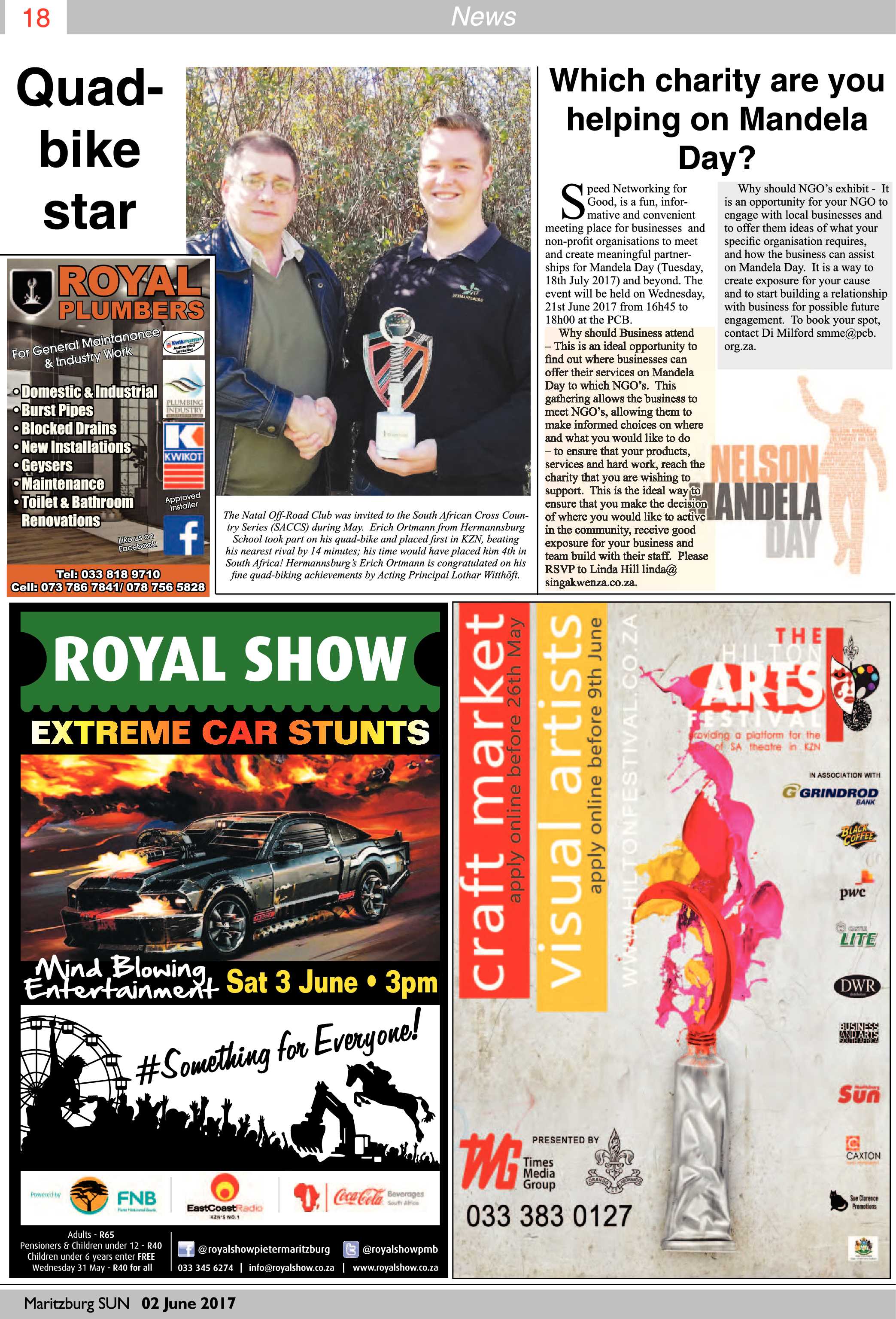 Maritzburg Sun 02-06-2017 page 18