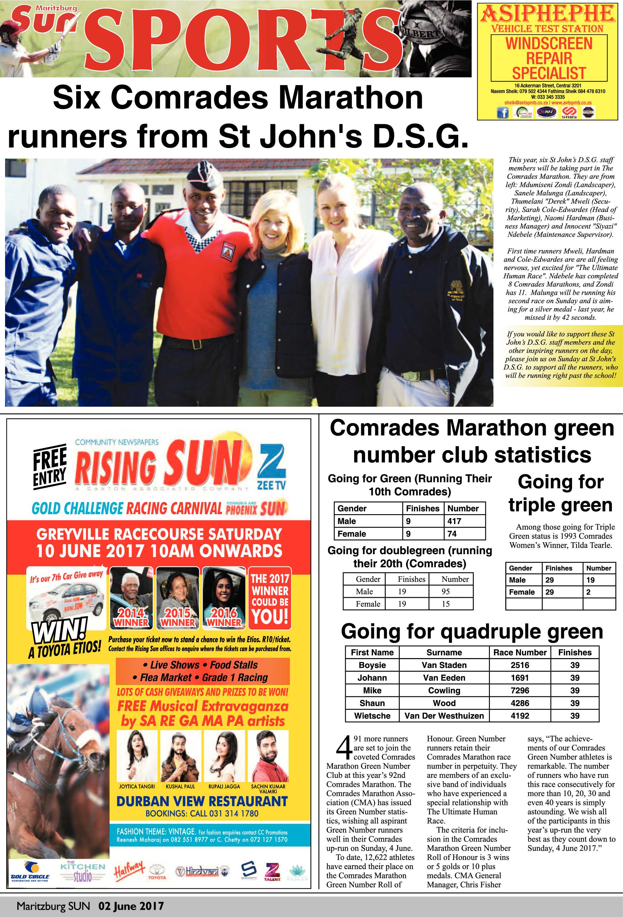 Maritzburg Sun 02-06-2017 page 28