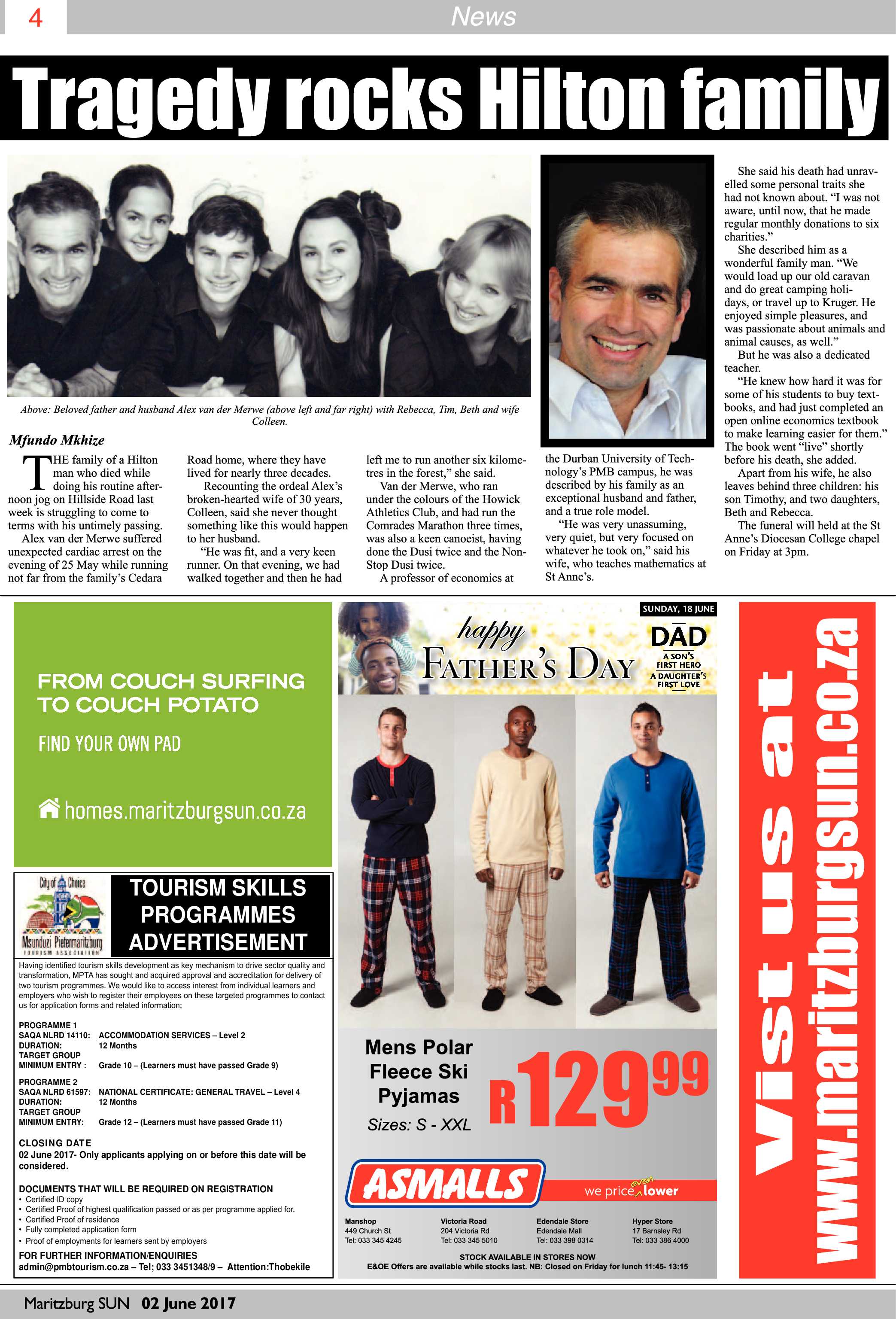 Maritzburg Sun 02-06-2017 page 4