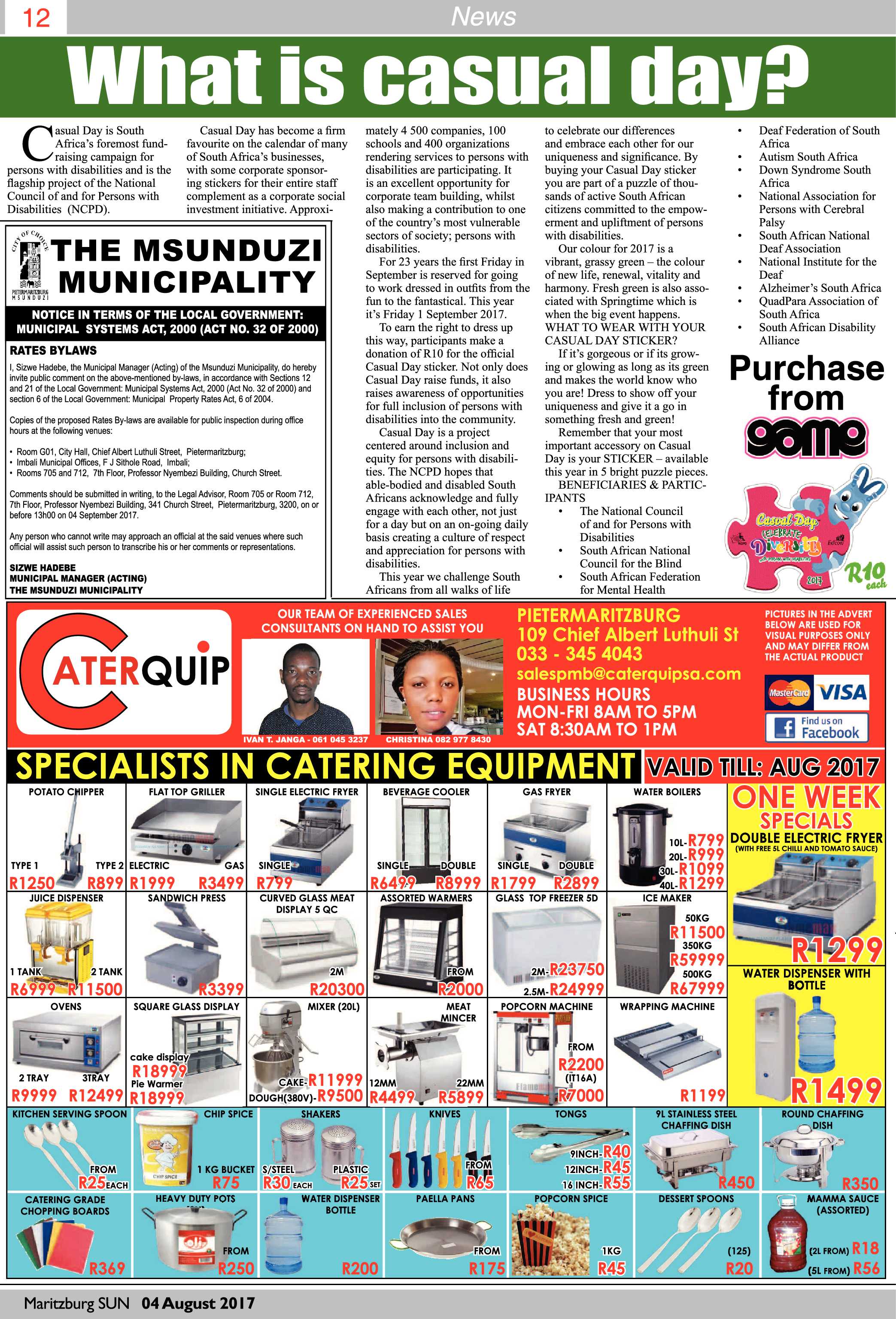 Maritzburg Sun 04-08-2017 page 12