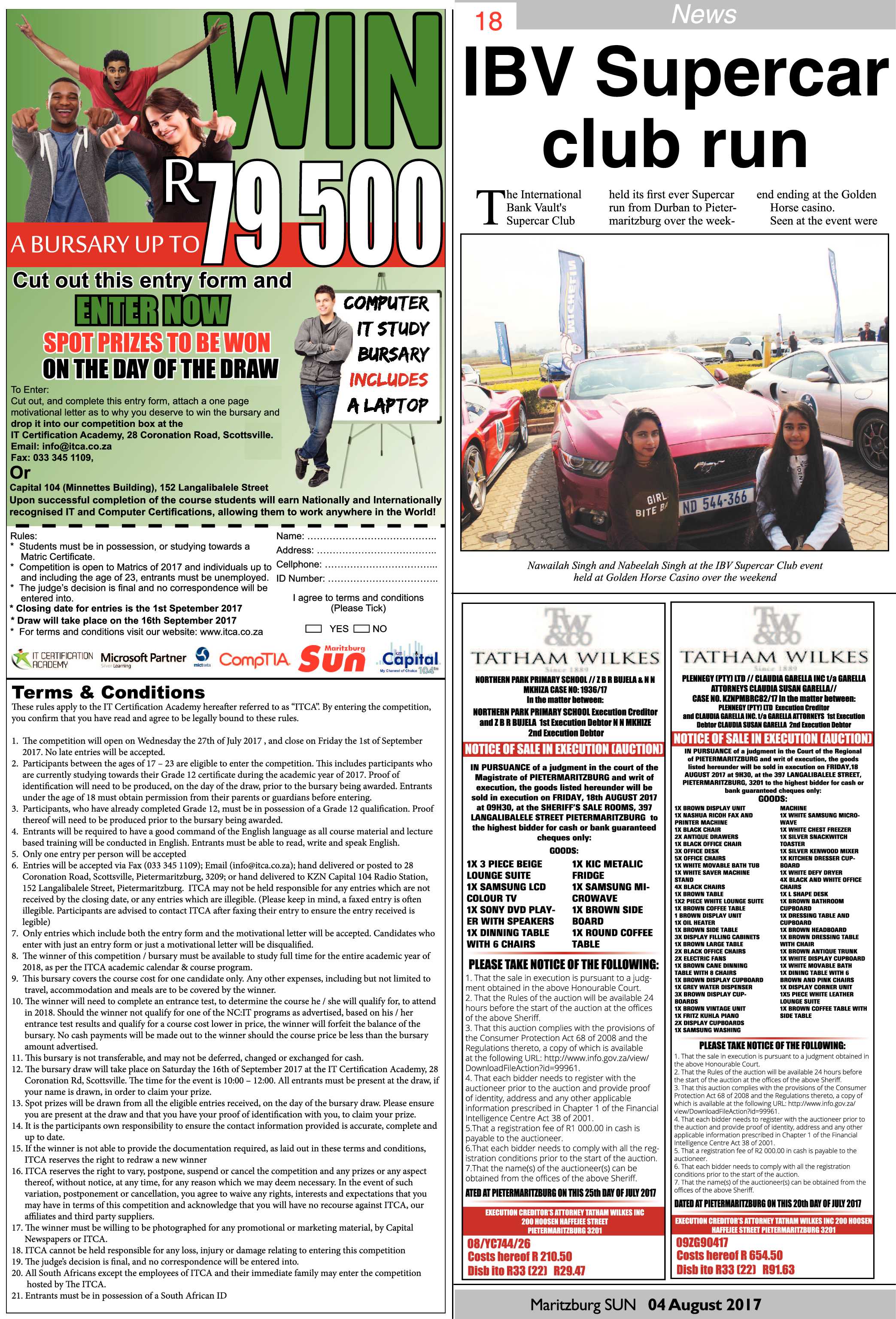 Maritzburg Sun 04-08-2017 page 18