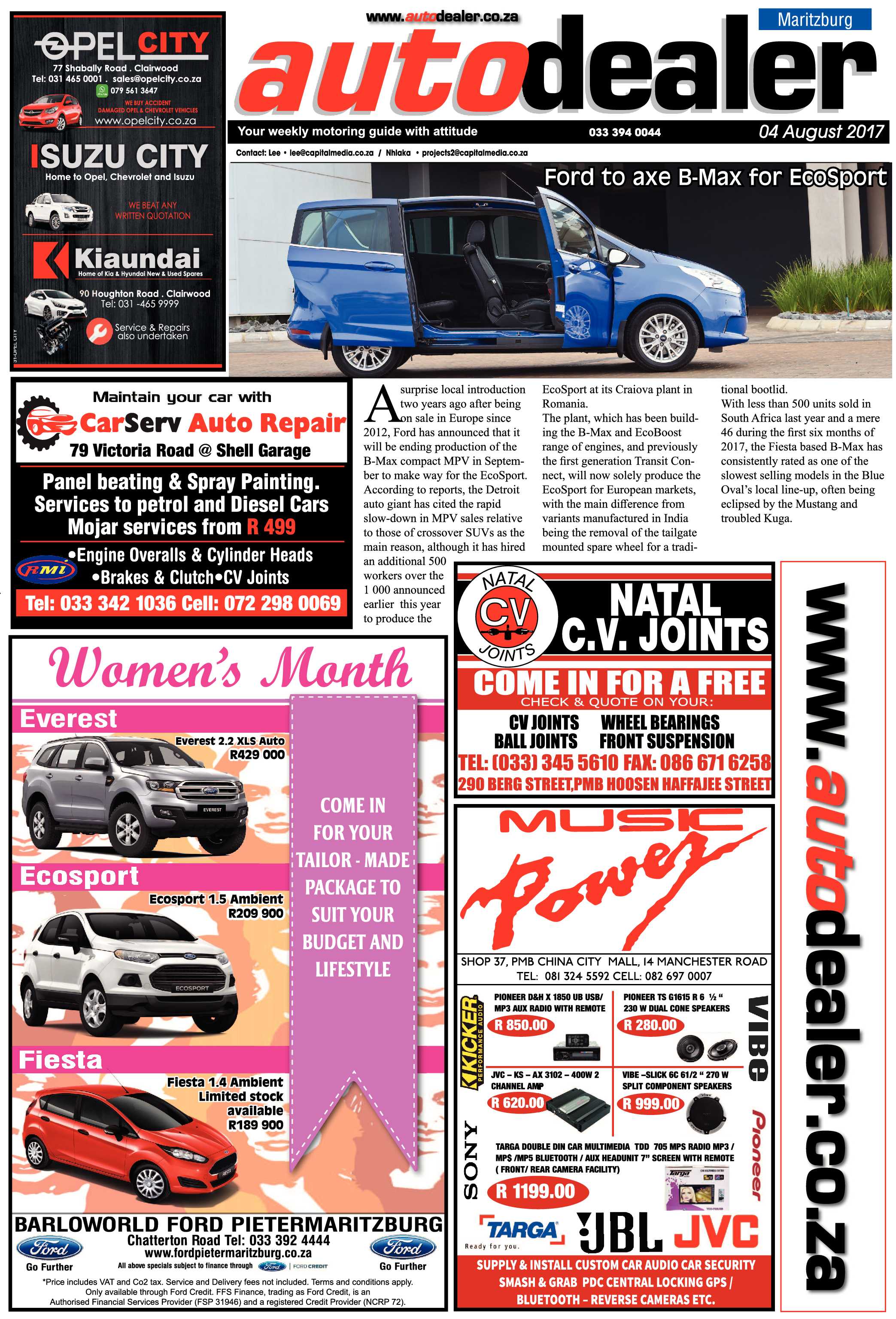 Maritzburg Sun 04-08-2017 page 19