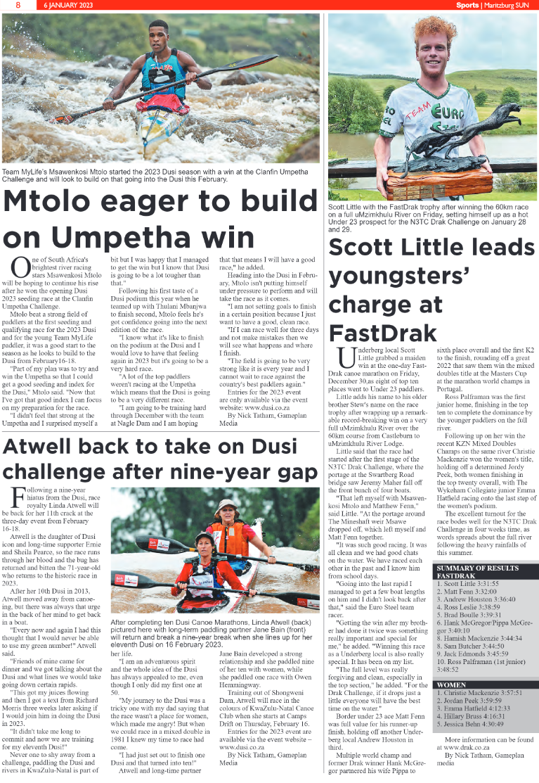 Maritzburg Sun 06.01.23 e-Edition page 8