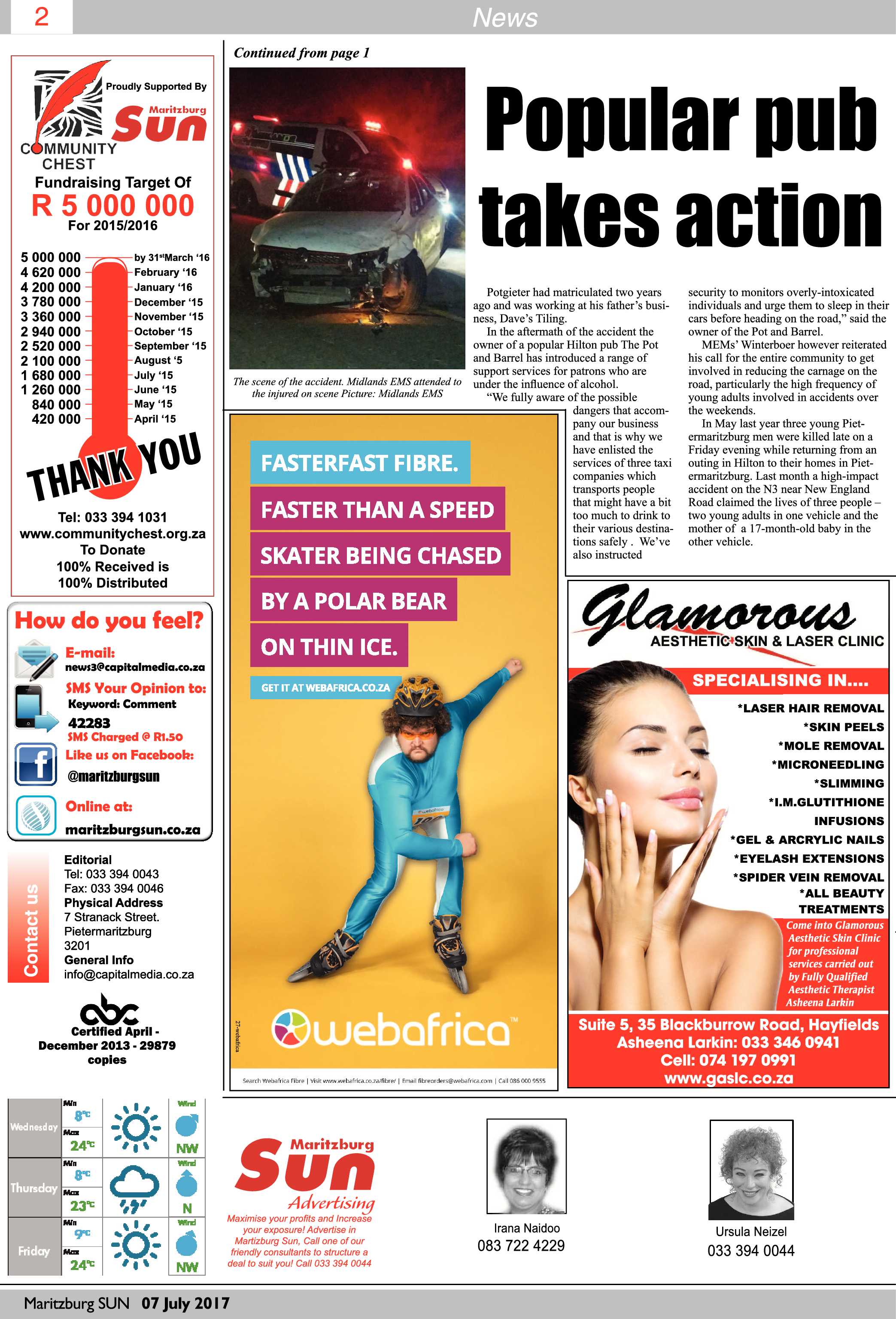 Maritzburg Sun 07-07-2017 page 2