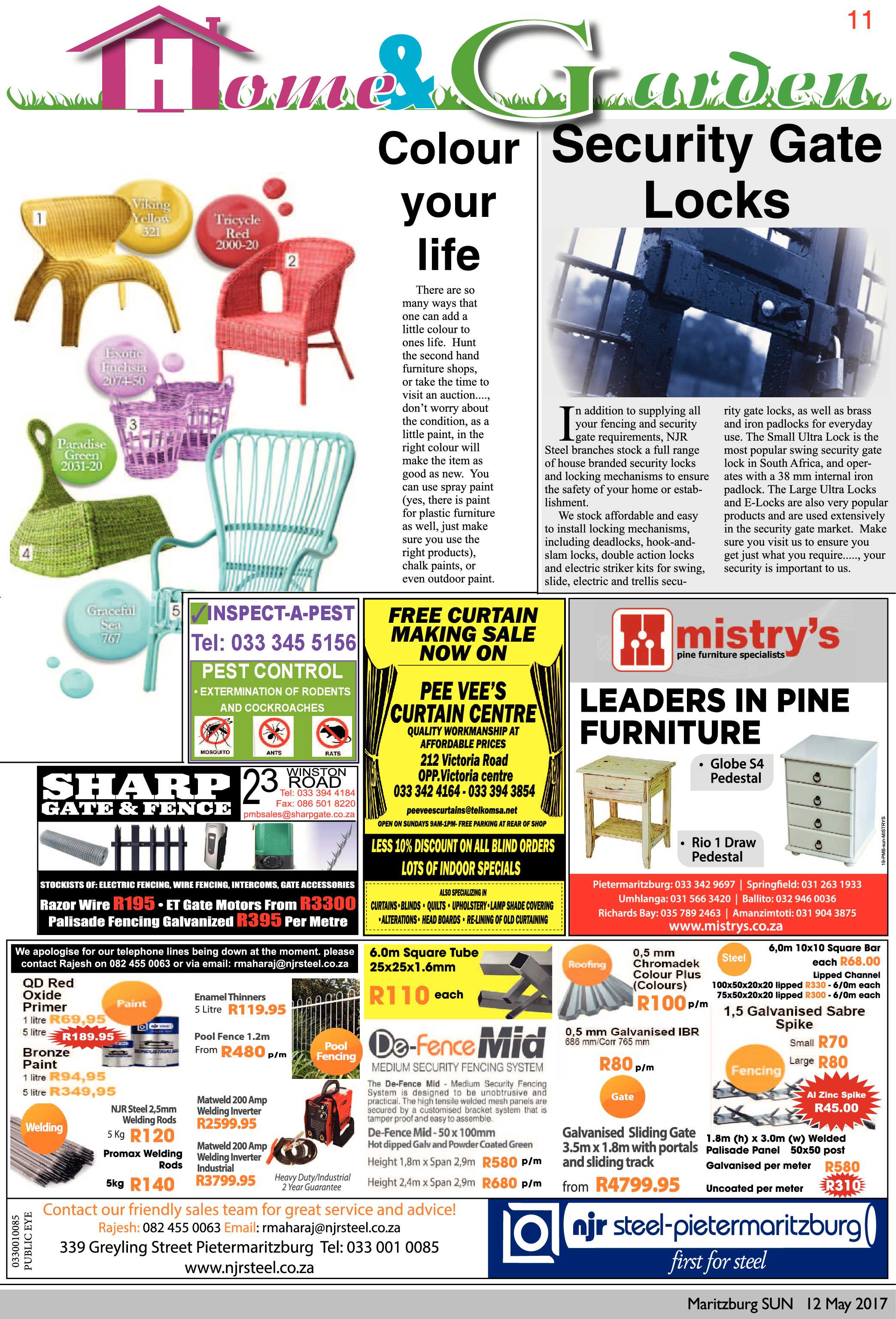 Maritzburg Sun 12-05-2017 page 11