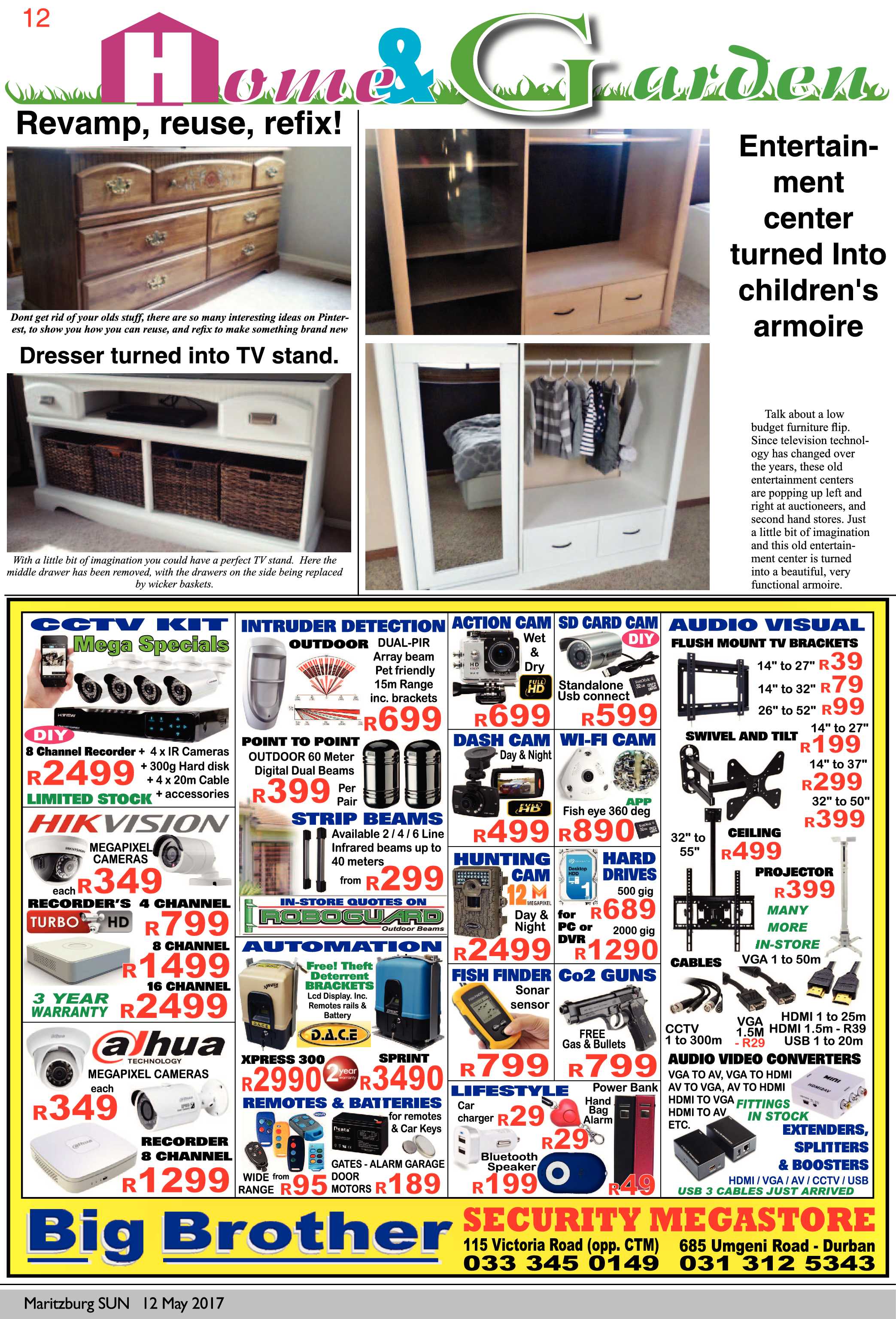 Maritzburg Sun 12-05-2017 page 12