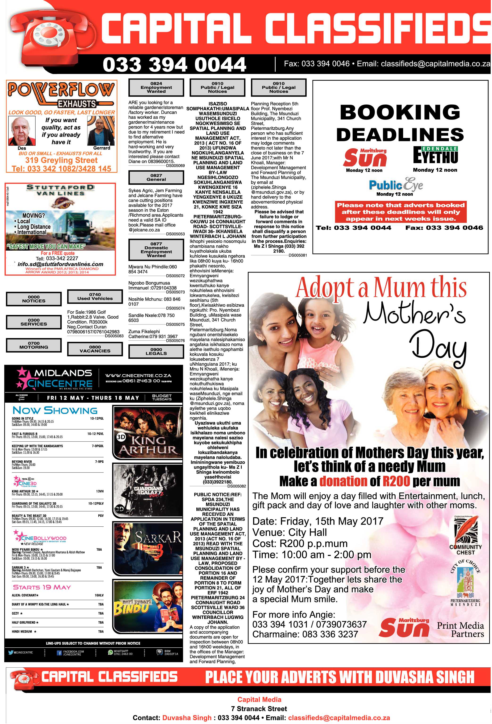 Maritzburg Sun 12-05-2017 page 21