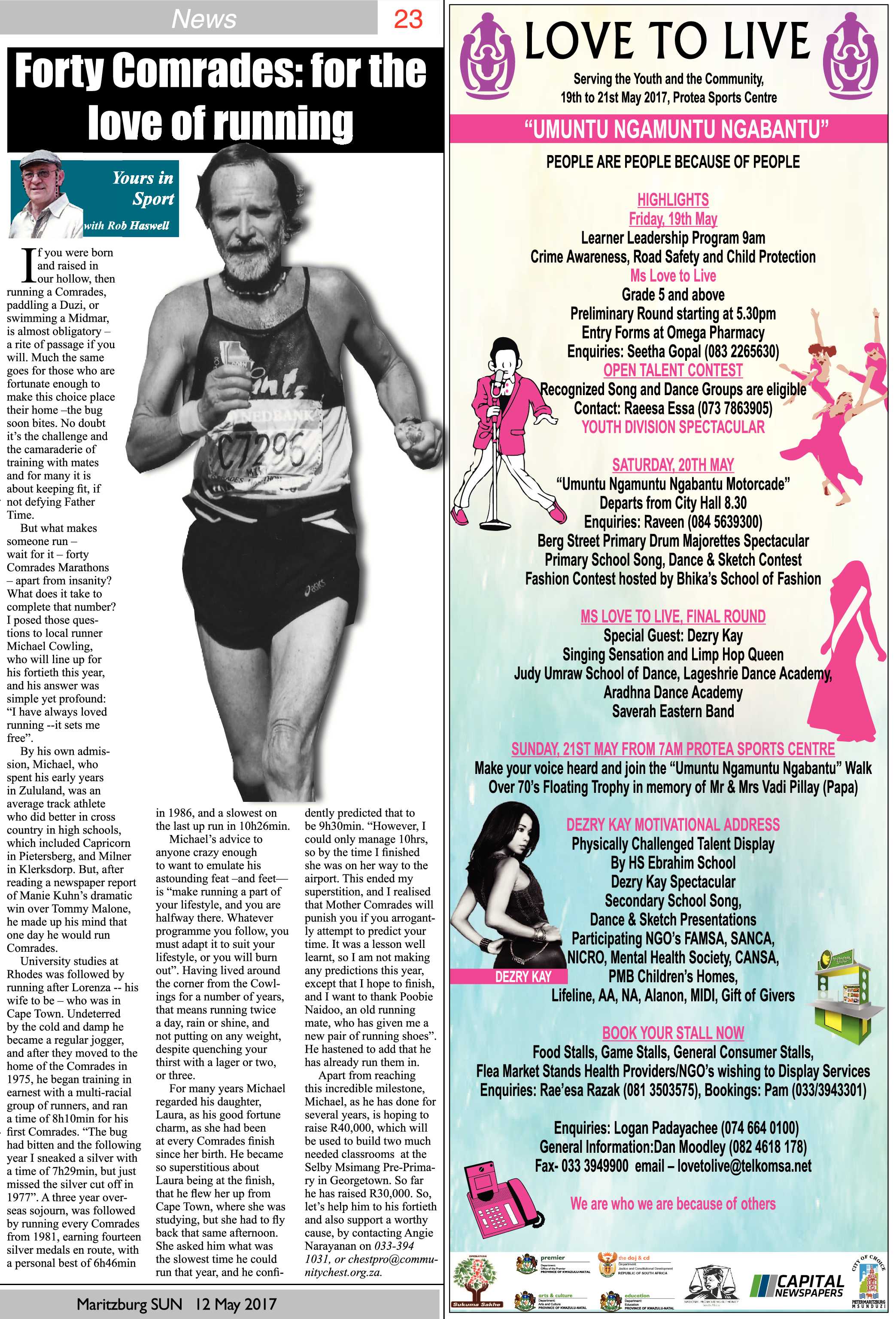 Maritzburg Sun 12-05-2017 page 23