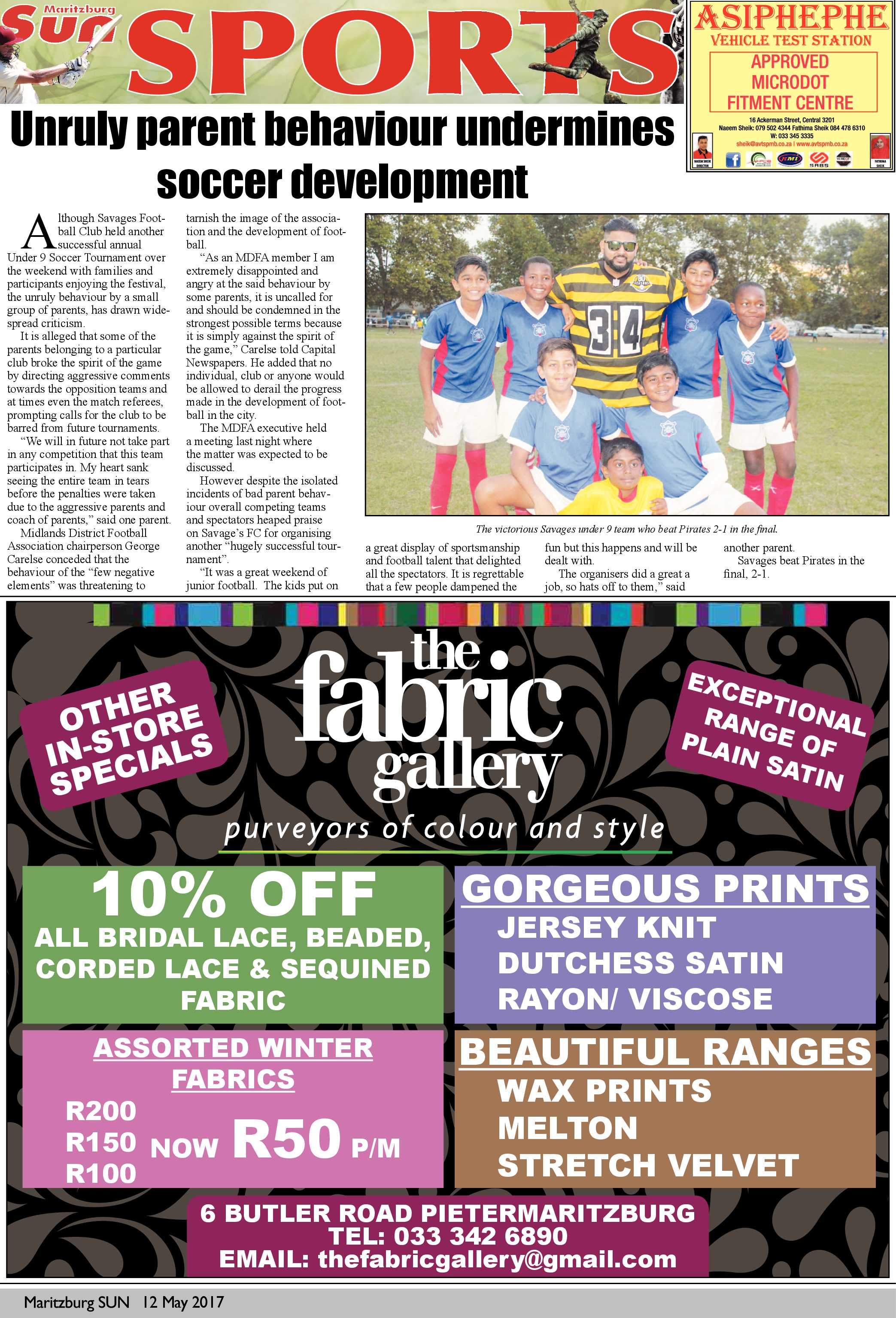 Maritzburg Sun 12-05-2017 page 24