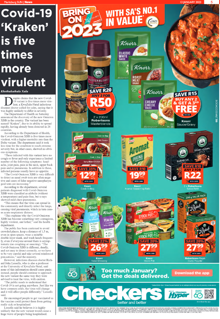 Maritzburg Sun 13.01.23 e-Edition page 5