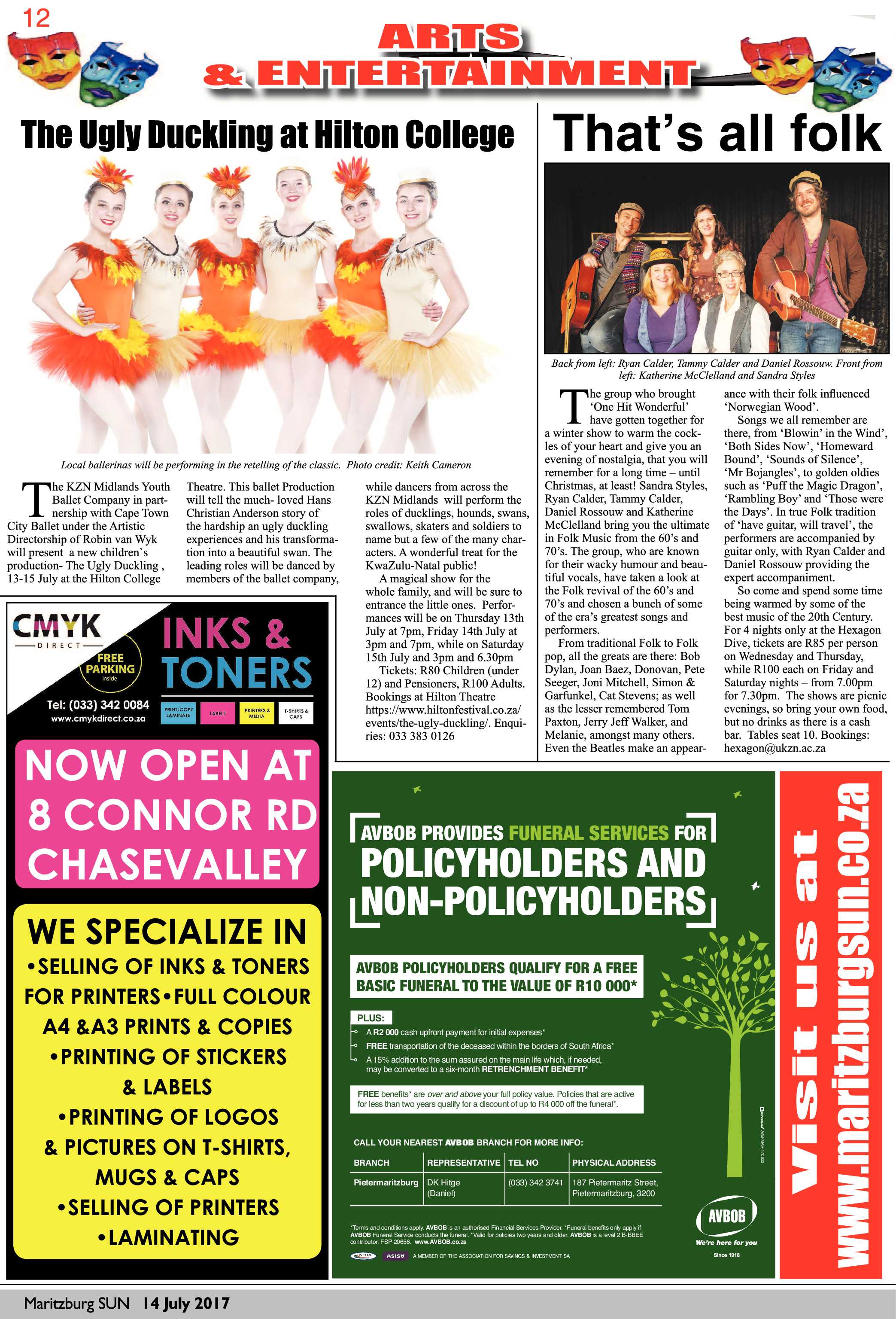 Maritzburg Sun 14-07-2017 page 12