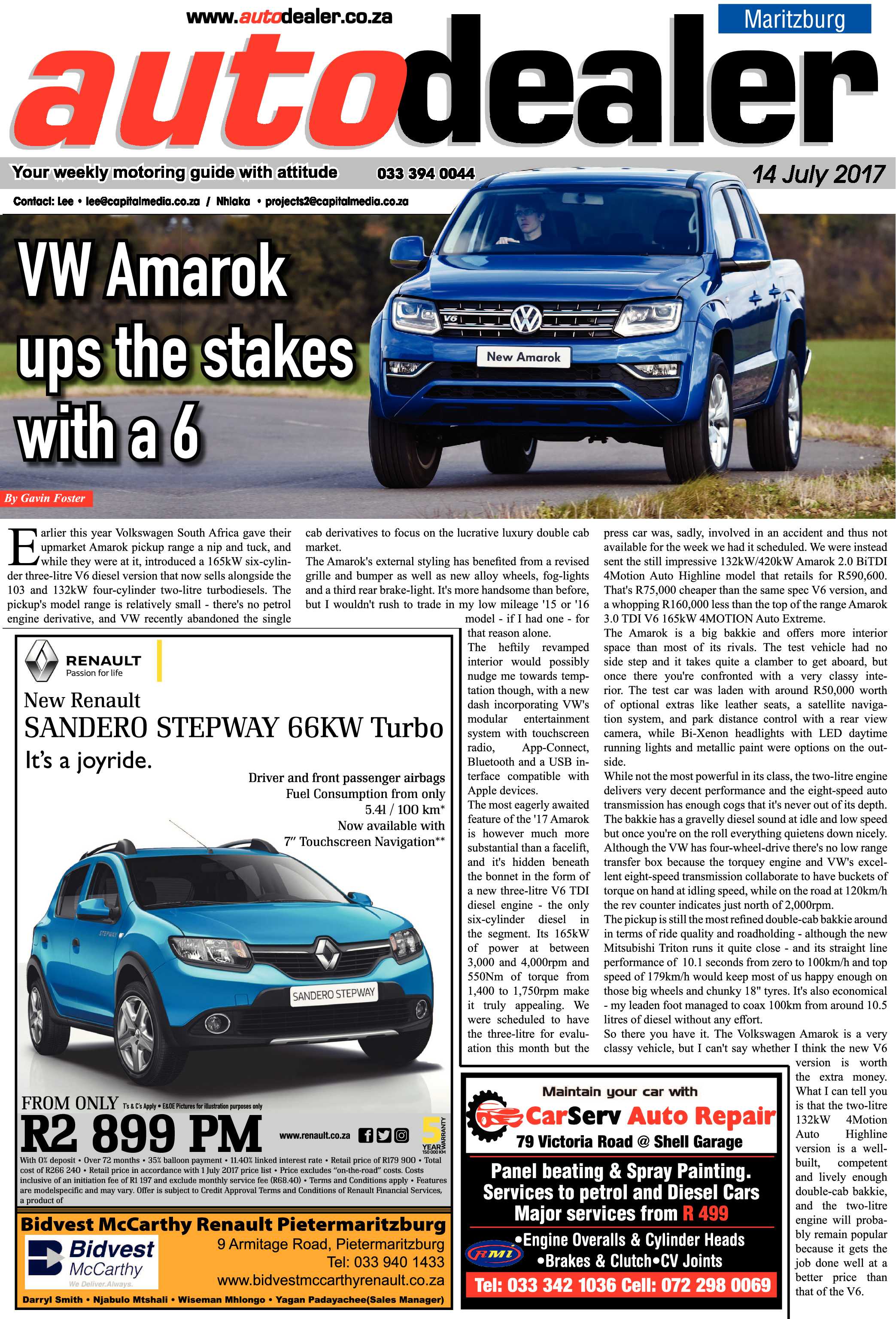 Maritzburg Sun 14-07-2017 page 18