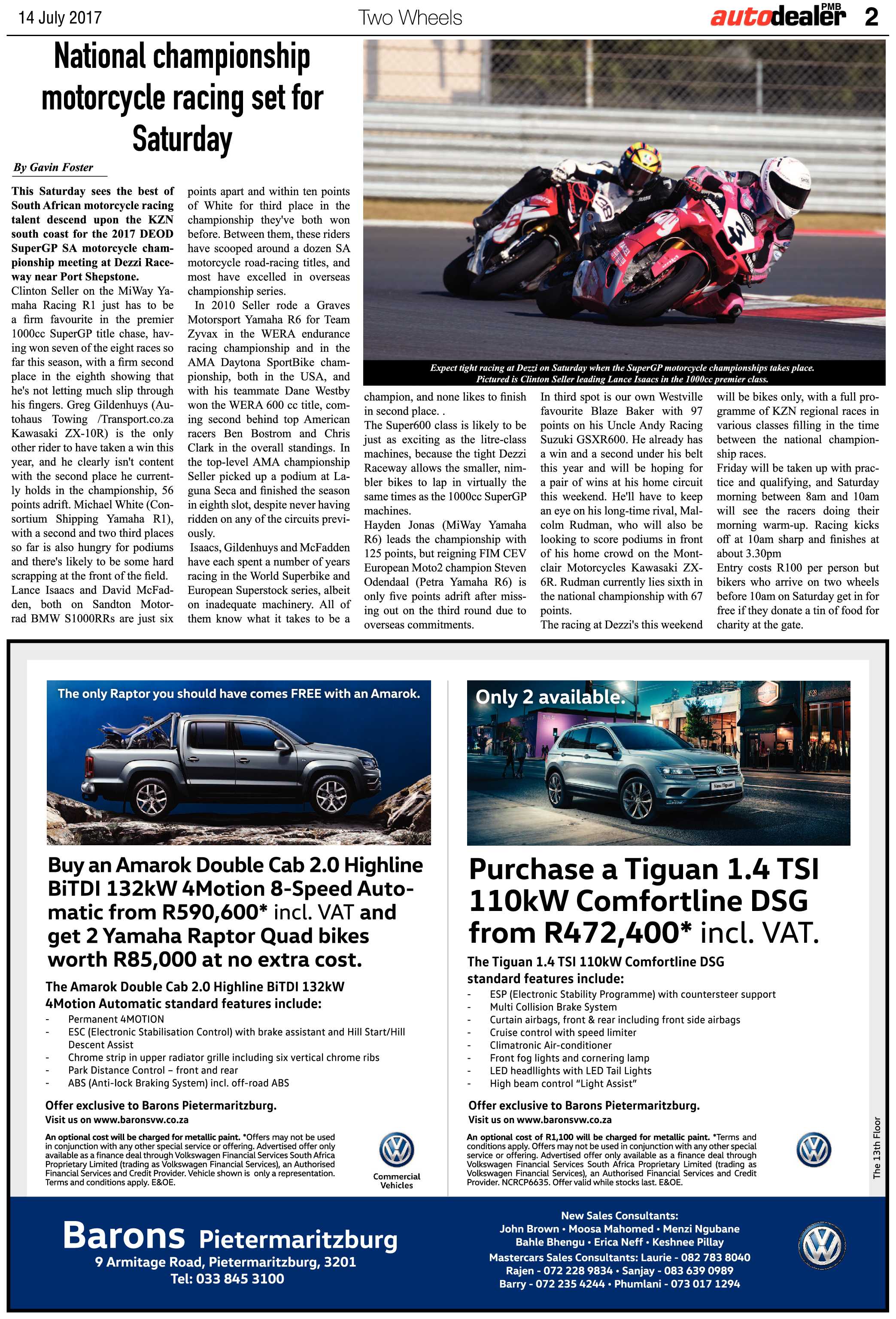 Maritzburg Sun 14-07-2017 page 19